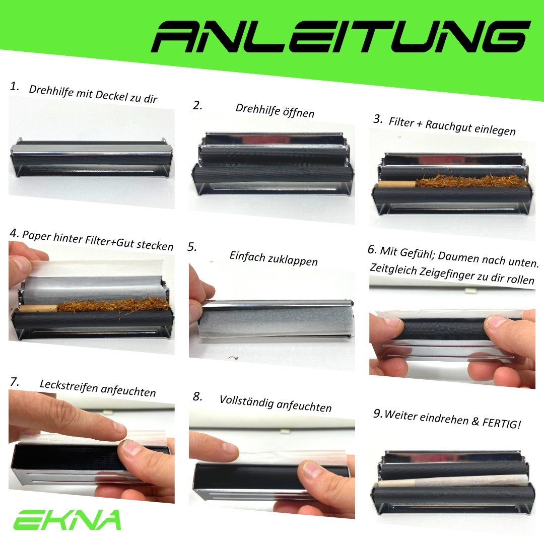 EKNA Drehmaschine - Joint Roller - Drehmaschine Joint aus Metall 110mm, NICHT konisch!