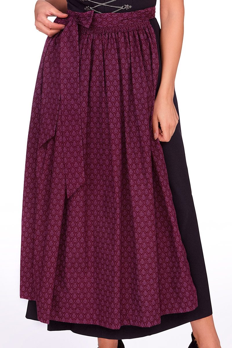Dirndl Schürze Midi Damen - Trachtenrock Knielang Für Oktoberfest Und Feste