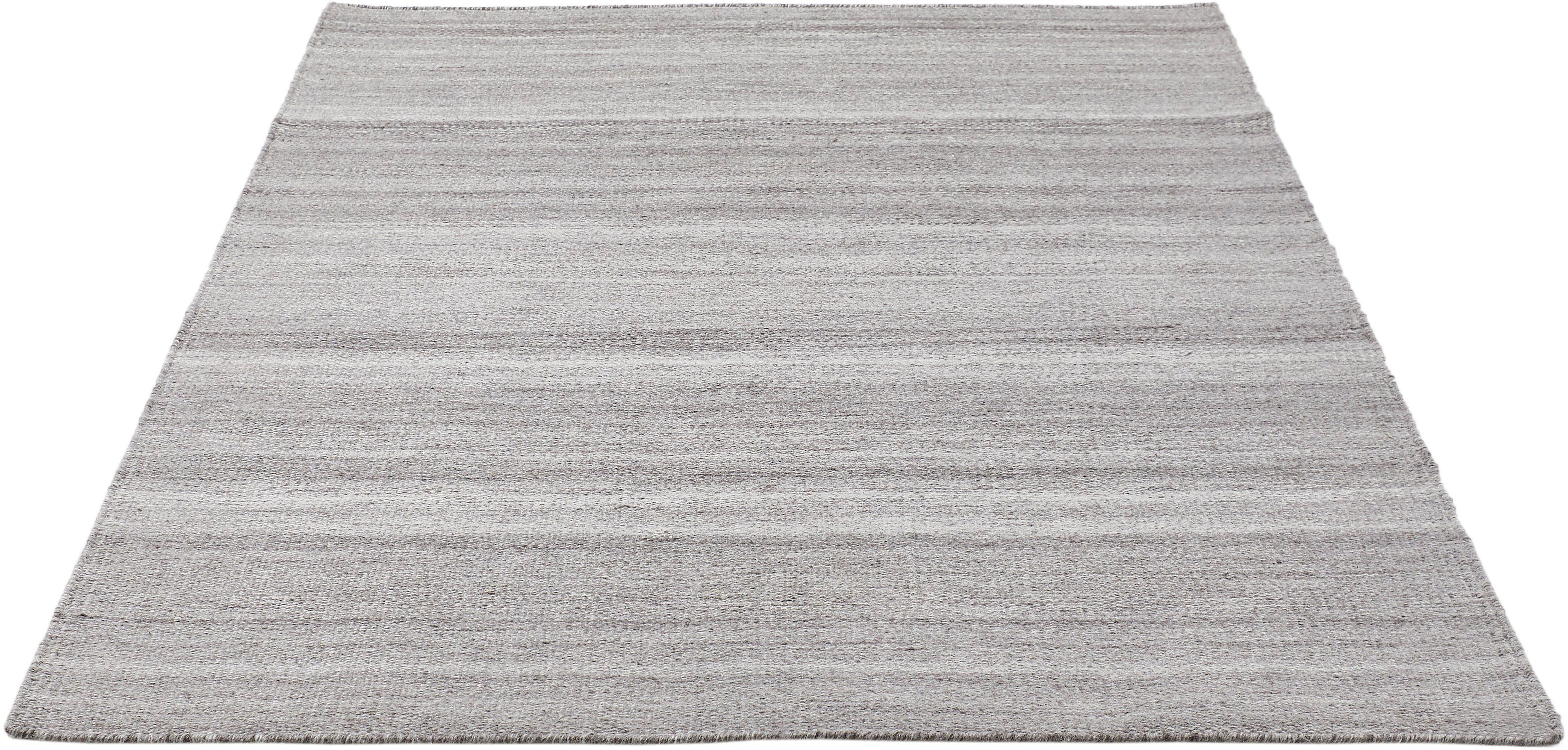 Teppich Bodo, In- living, LUXOR mm, und geeignet, Outdoor Wohnzimmer 15 braun/grau Höhe: meliert, rechteckig