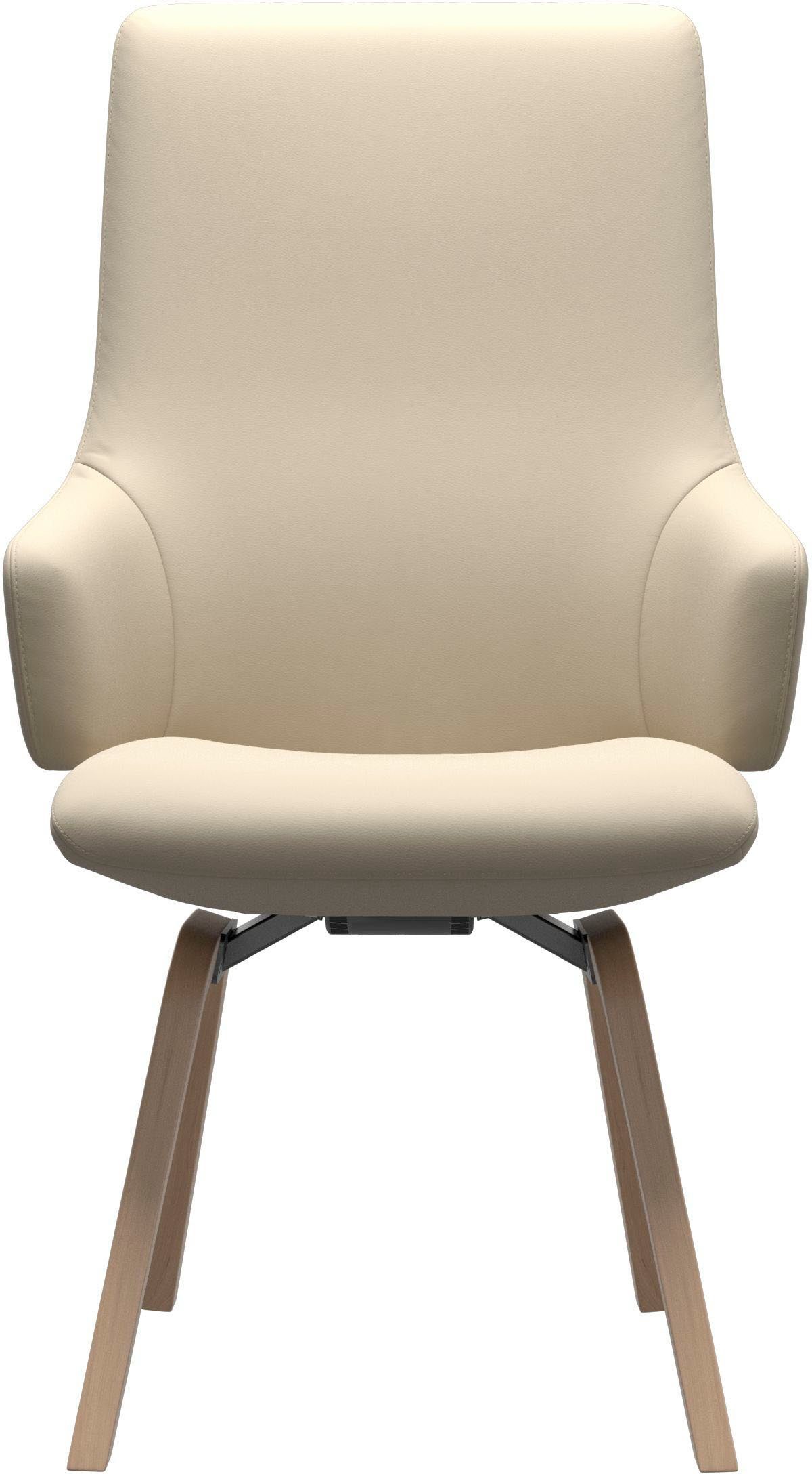 Stressless® Polsterstuhl Laurel, High Back mit Armlehne, Größe L, schräggestellte Beine in Walnuss