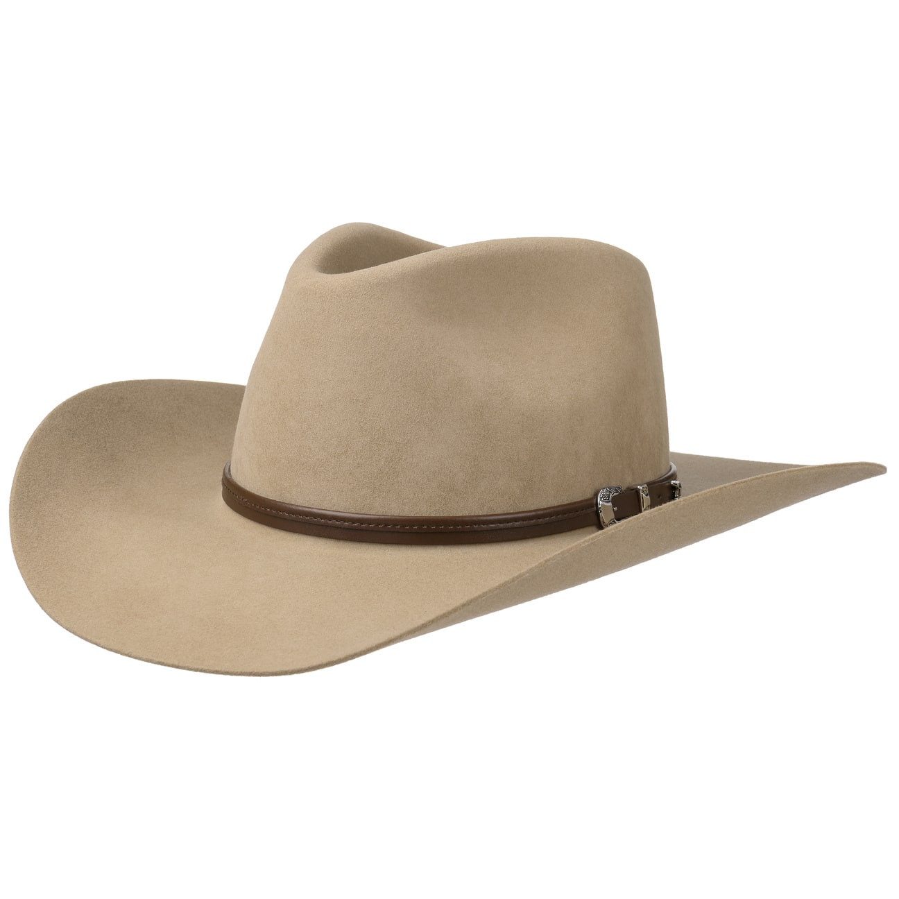 Stetson Cowboyhut (1-St) Cowboyhut mit Lederband, Made in USA
