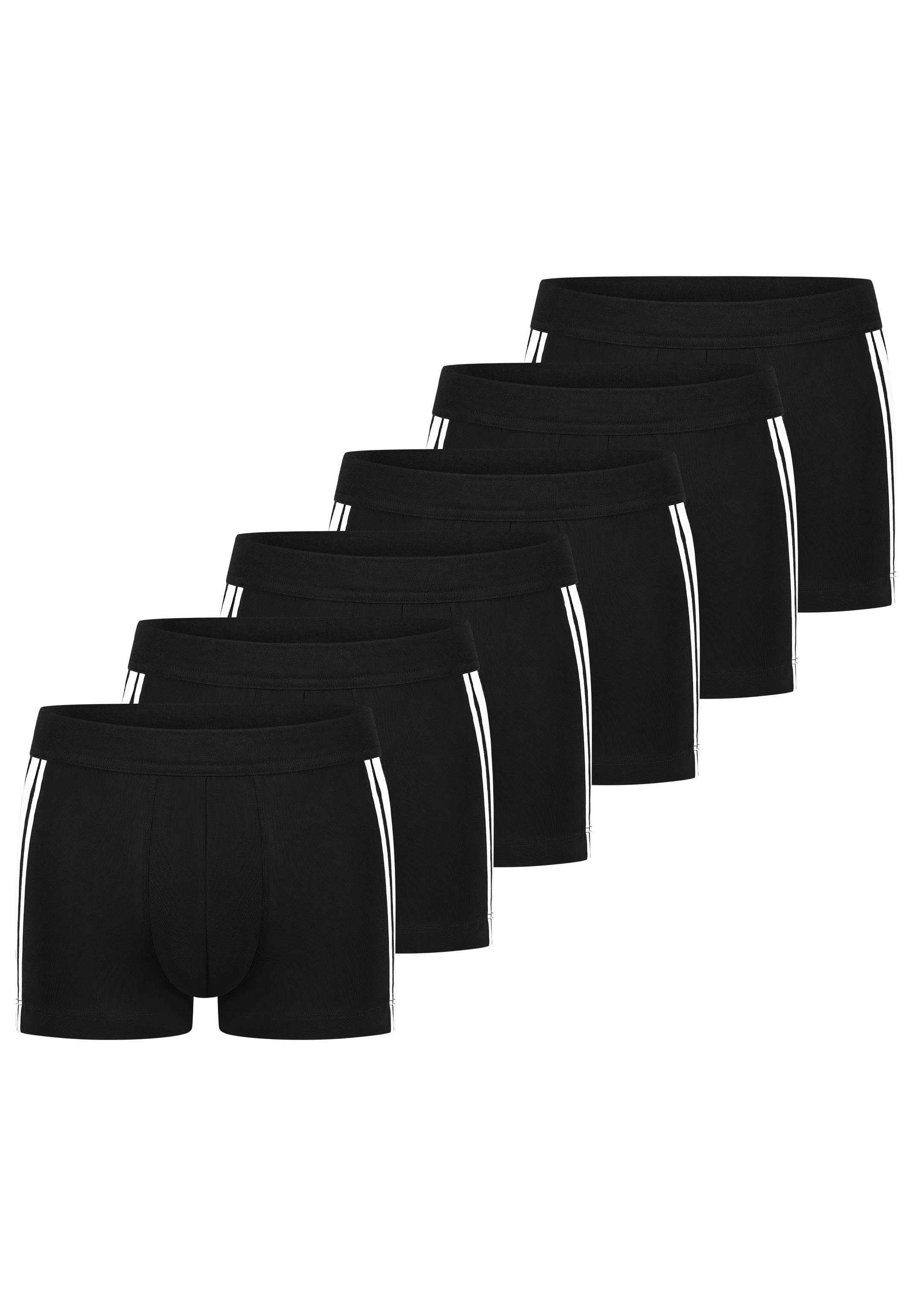 Retro Boxer 6er Pack - 95/5 Stretch - Organic Cotton