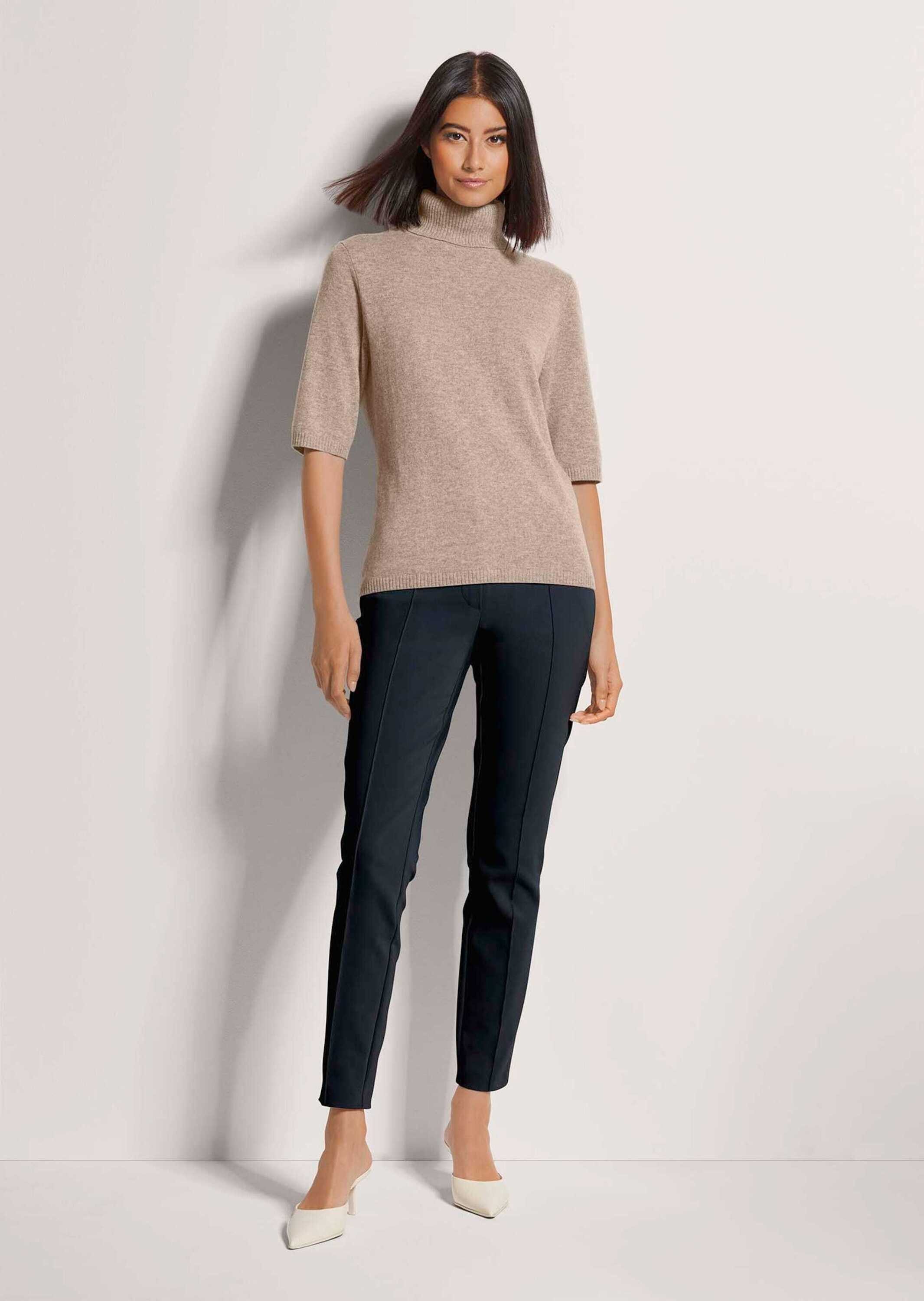 MADELEINE Strickpullover Luxuriöser Strickpullover mit Rollkragen Rollkrage günstig online kaufen