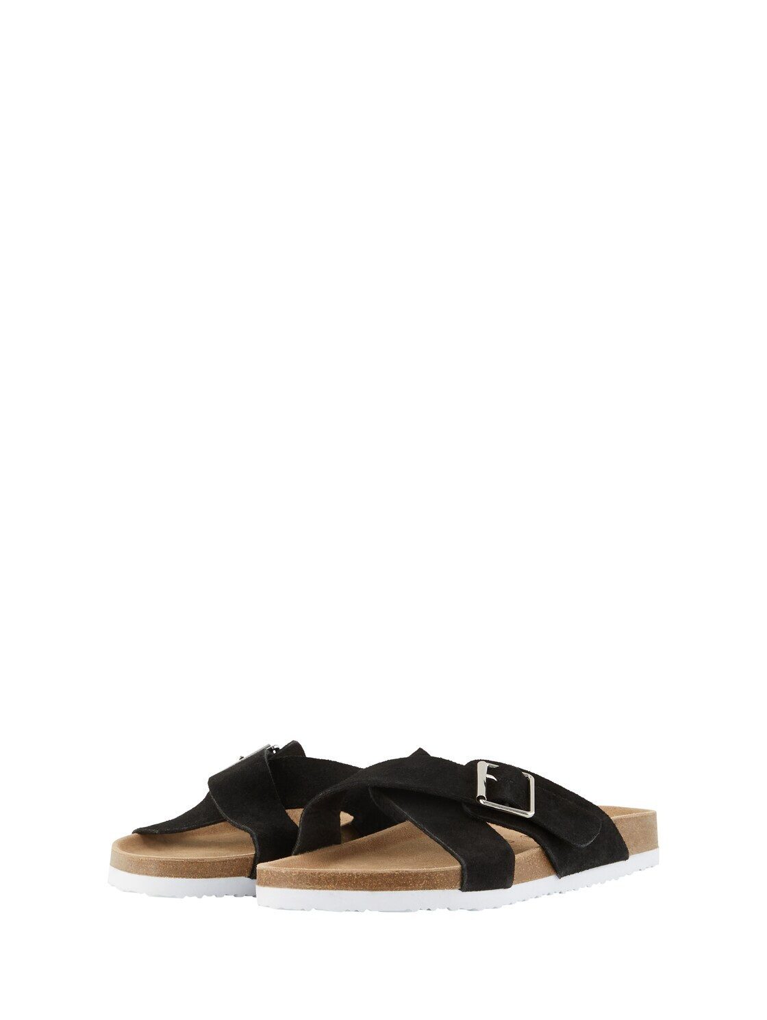 TOM TAILOR Pantolette aus Wildleder Slipper (1-tlg) Pantolette aus Wildleder