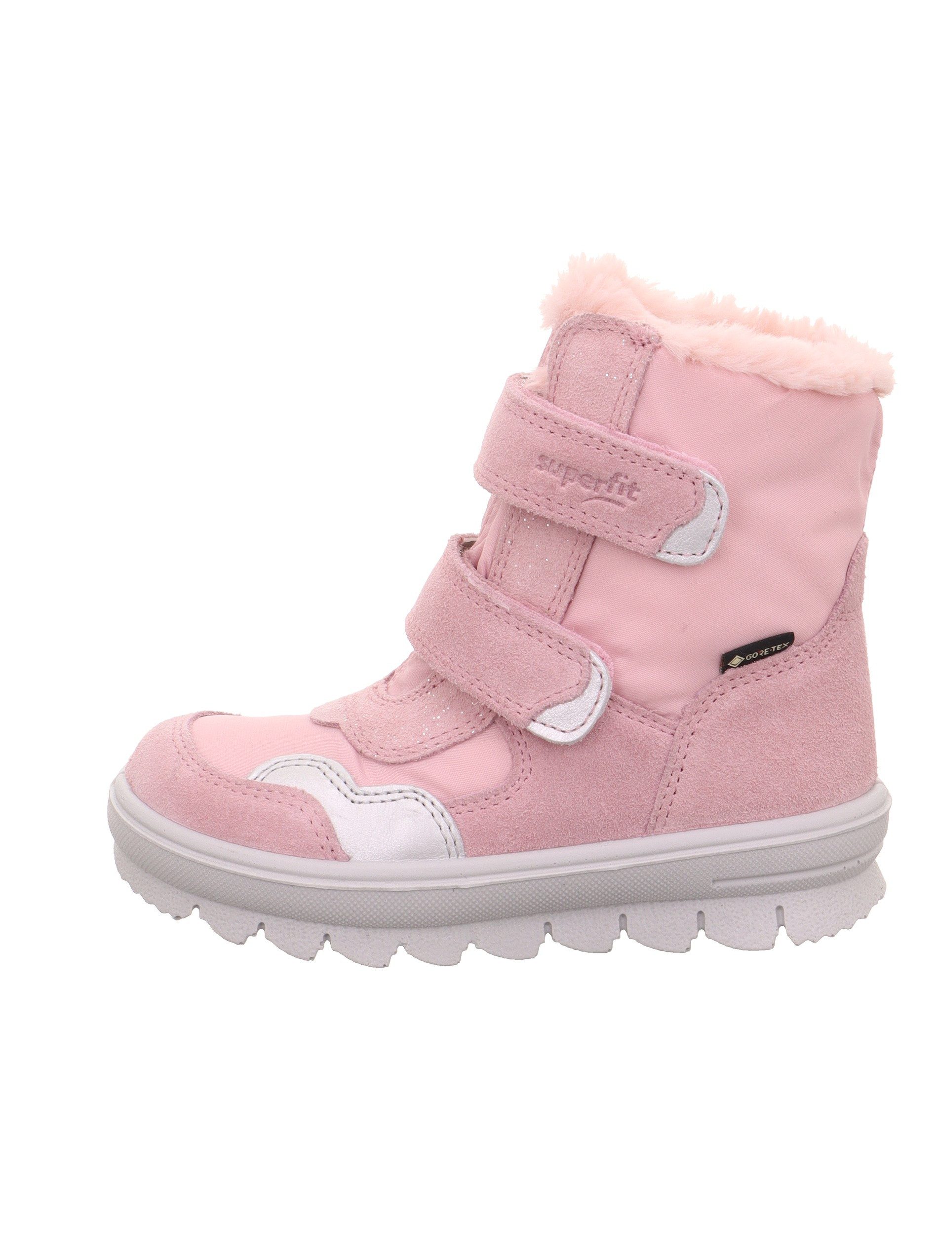 Superfit FLAVIA, WMS: mittel Winterboots Klettboots mit Glitzerdetails, Größenschablone zum Download