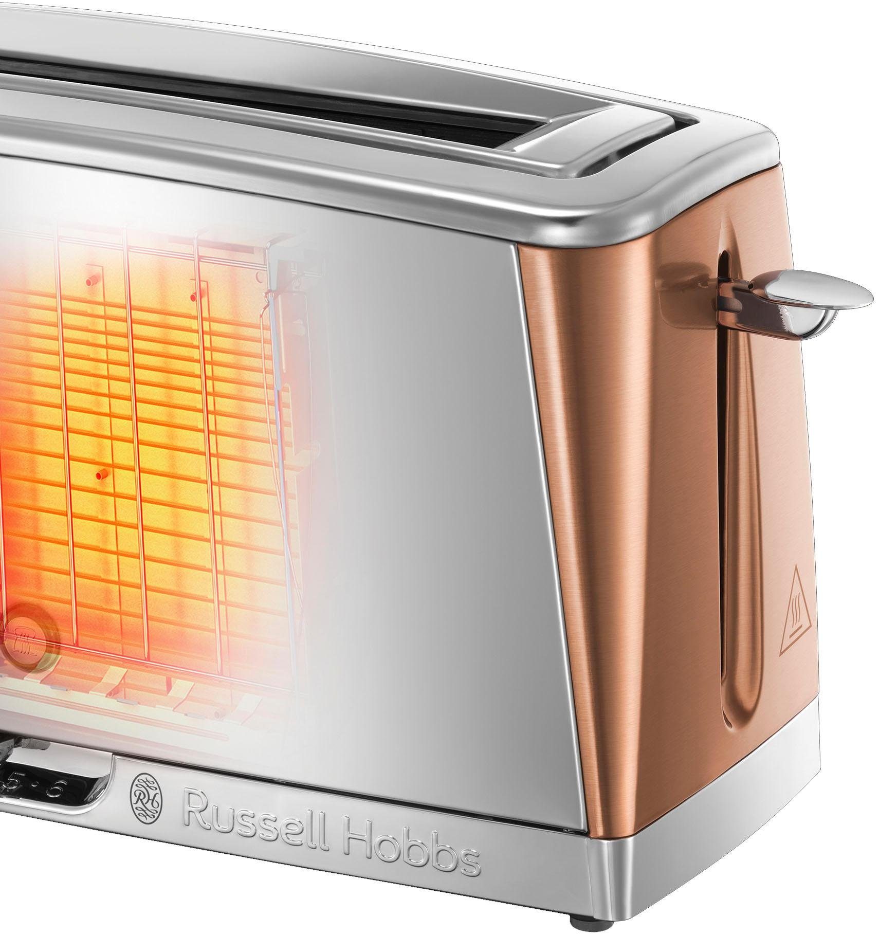 Toaster Scheiben, RUSSELL für HOBBS W 24310-56, Luna 1 Accents 2 Schlitz, 1420 langer Copper