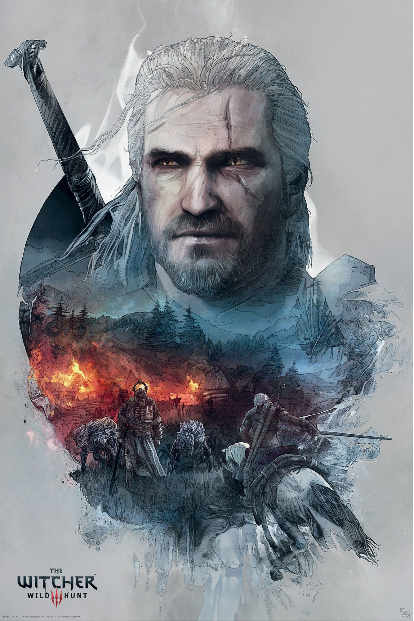 Poster Witcher, The - Плакат - Geralt