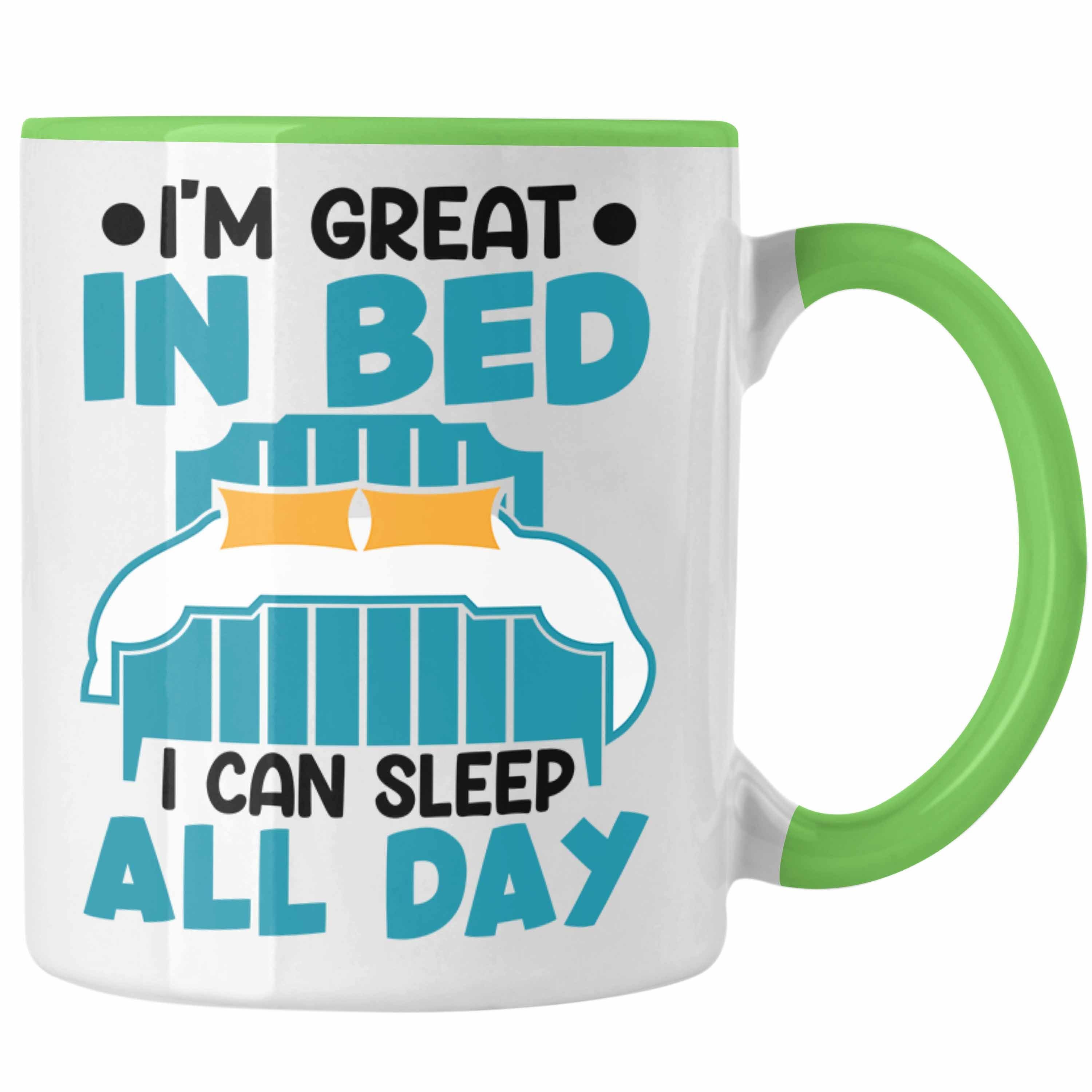 Trendation Tasse »Trendation I'm Great In Bed Tasse Geschenk für