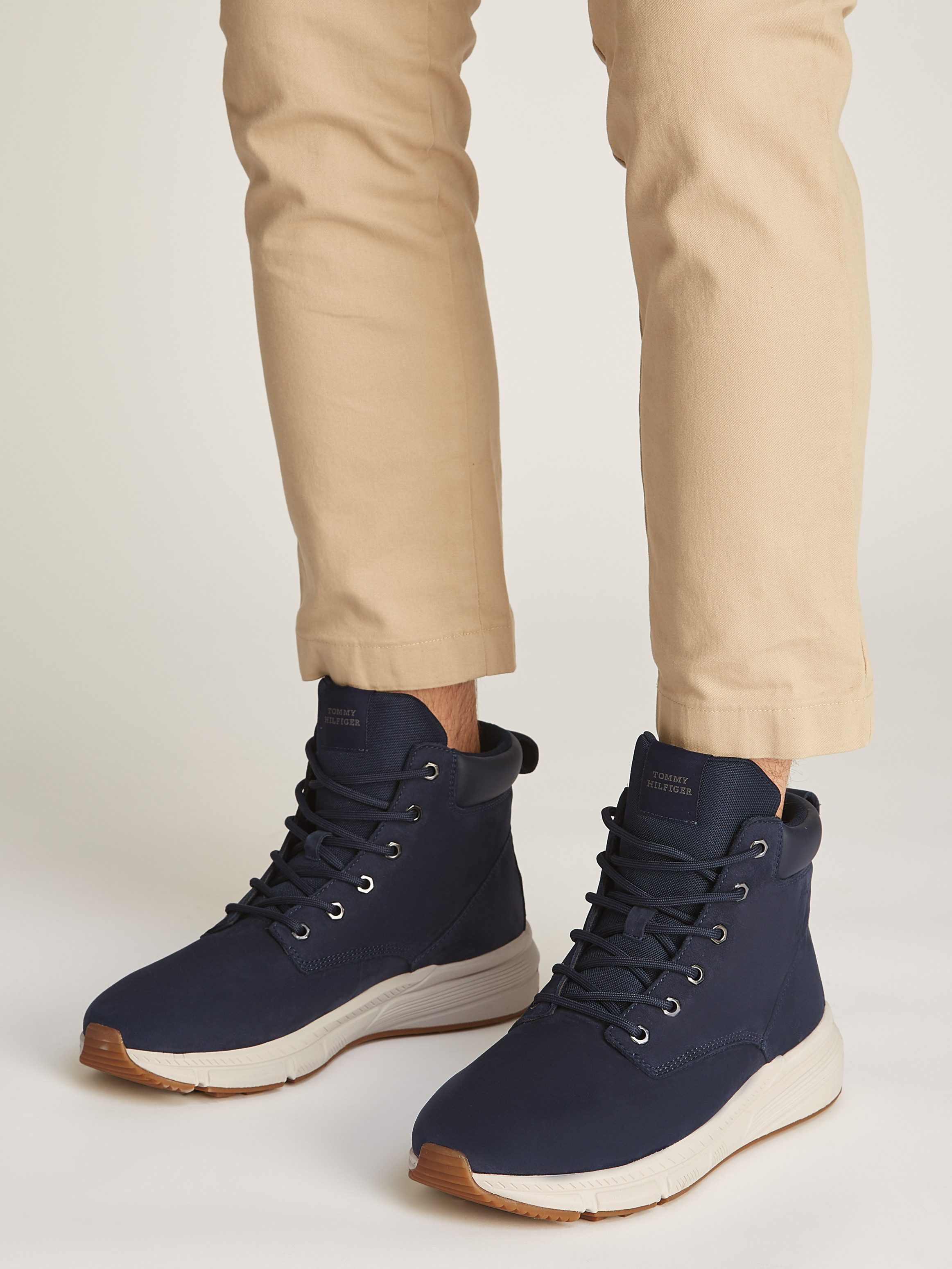 Tommy Hilfiger LIGHT HILIFIGER NBK HYBRID BOOT Schnürboots, Freizeitschuh, günstig online kaufen