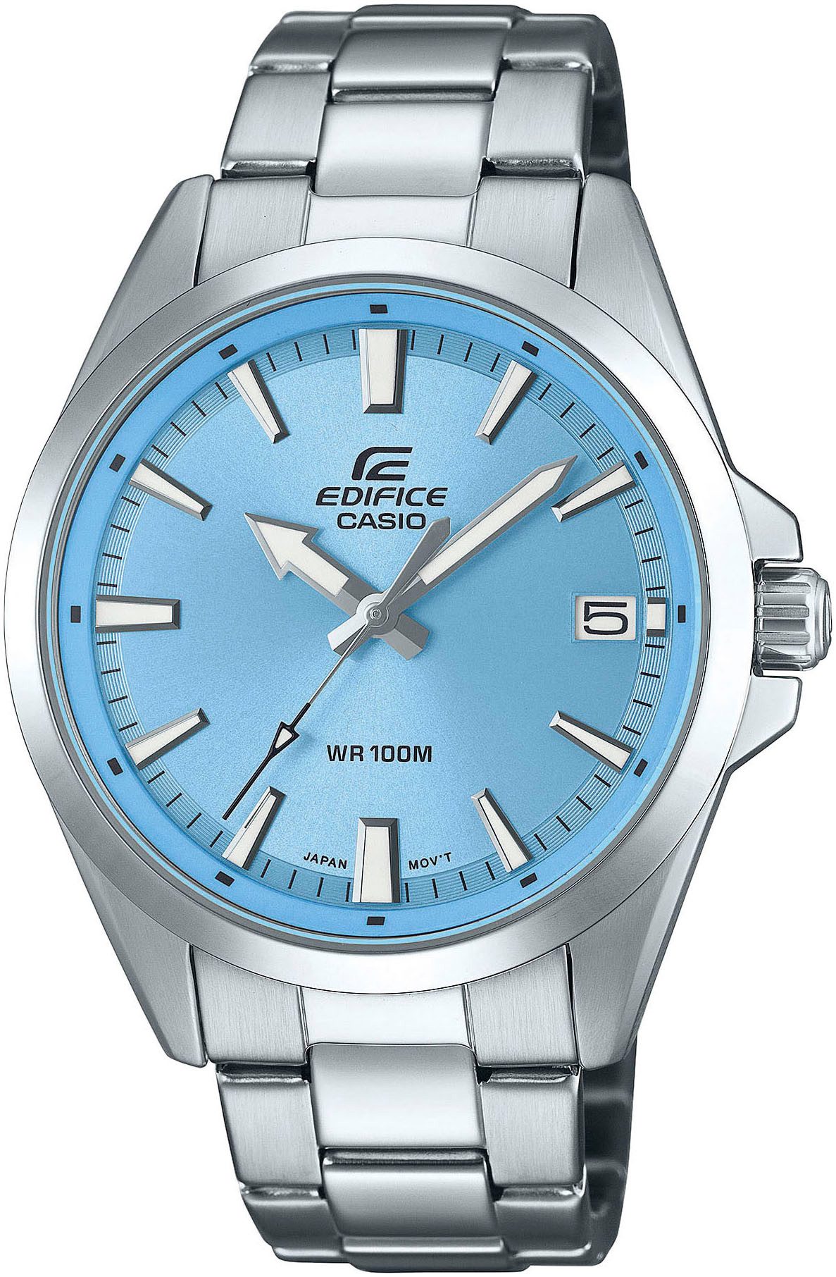 CASIO EDIFICE Quarzuhr EFV-100D-2BVUEF, Armbanduhr, Herrenuhr, Edelstahlarm günstig online kaufen