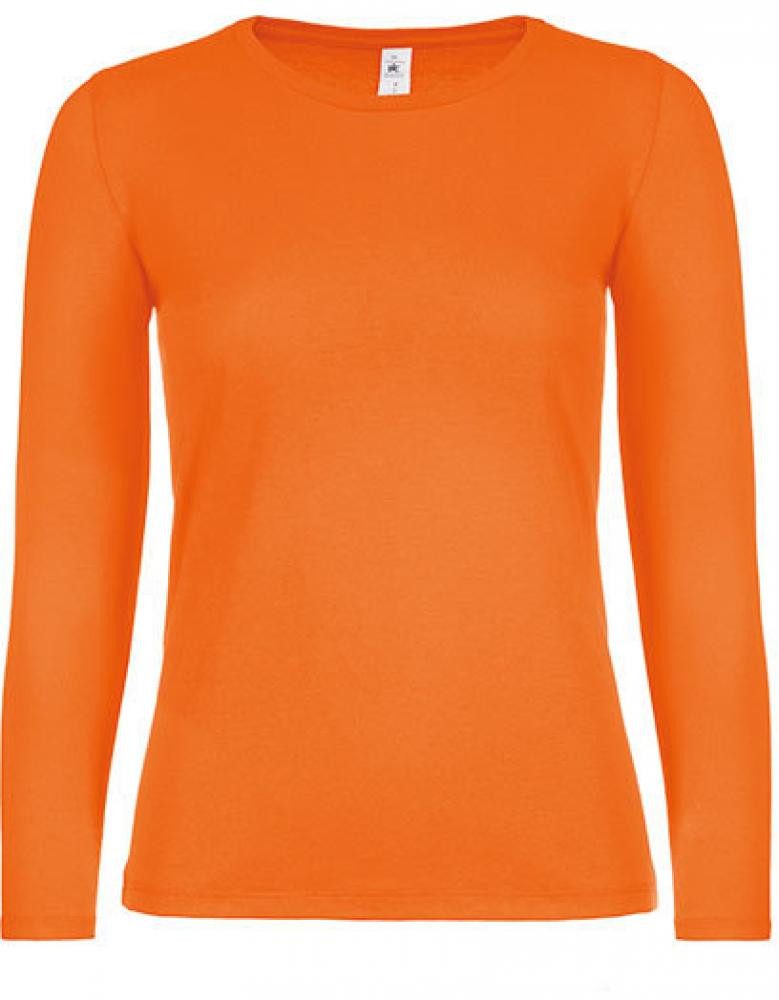 B&C Langarmshirt Damen T-Shirt #E150 Long Sleeve