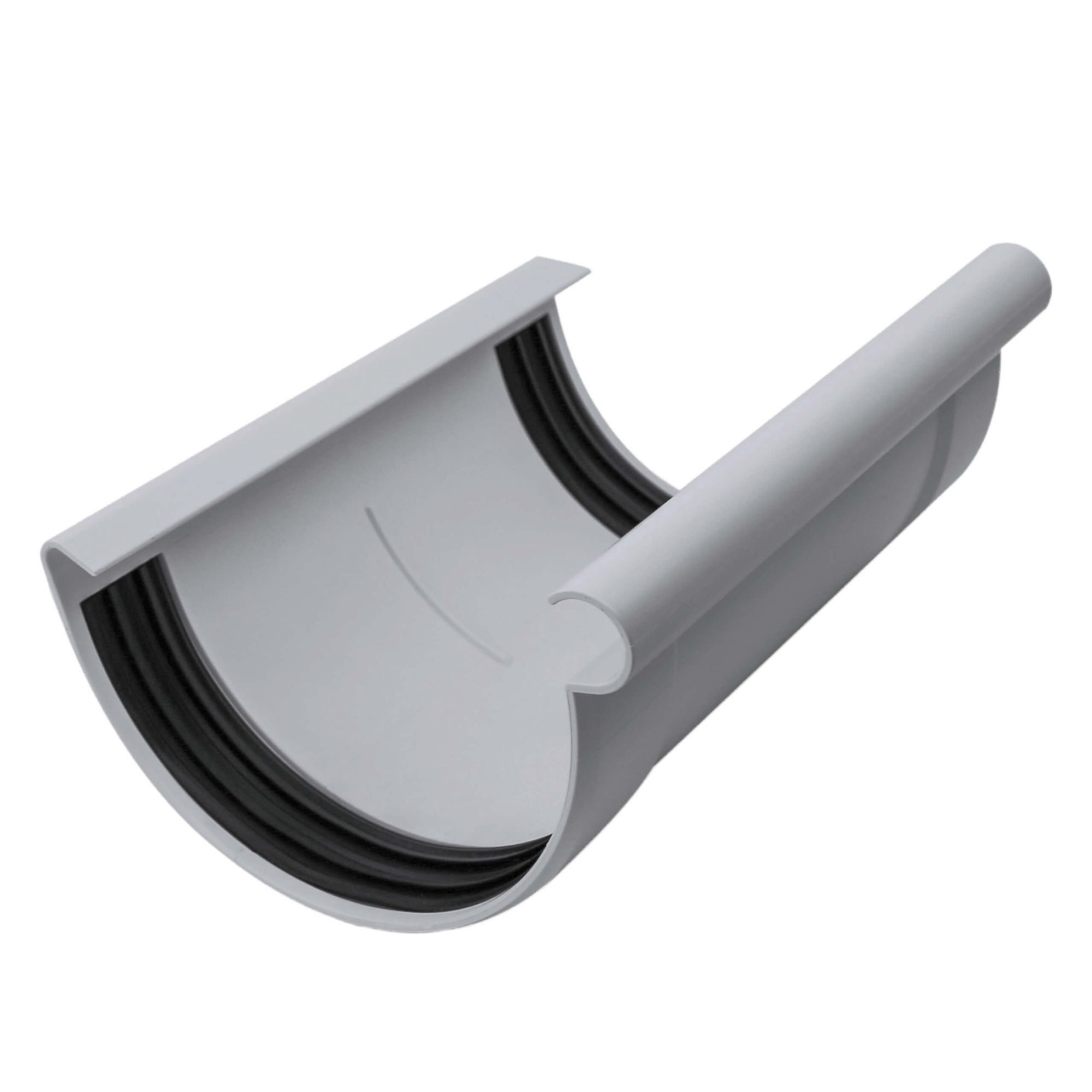 INEFA Dachrinne Желобаverbinder halbrund, NW 100, Желобаverbinder aus PVC-U Kunststoff, einfache Montage