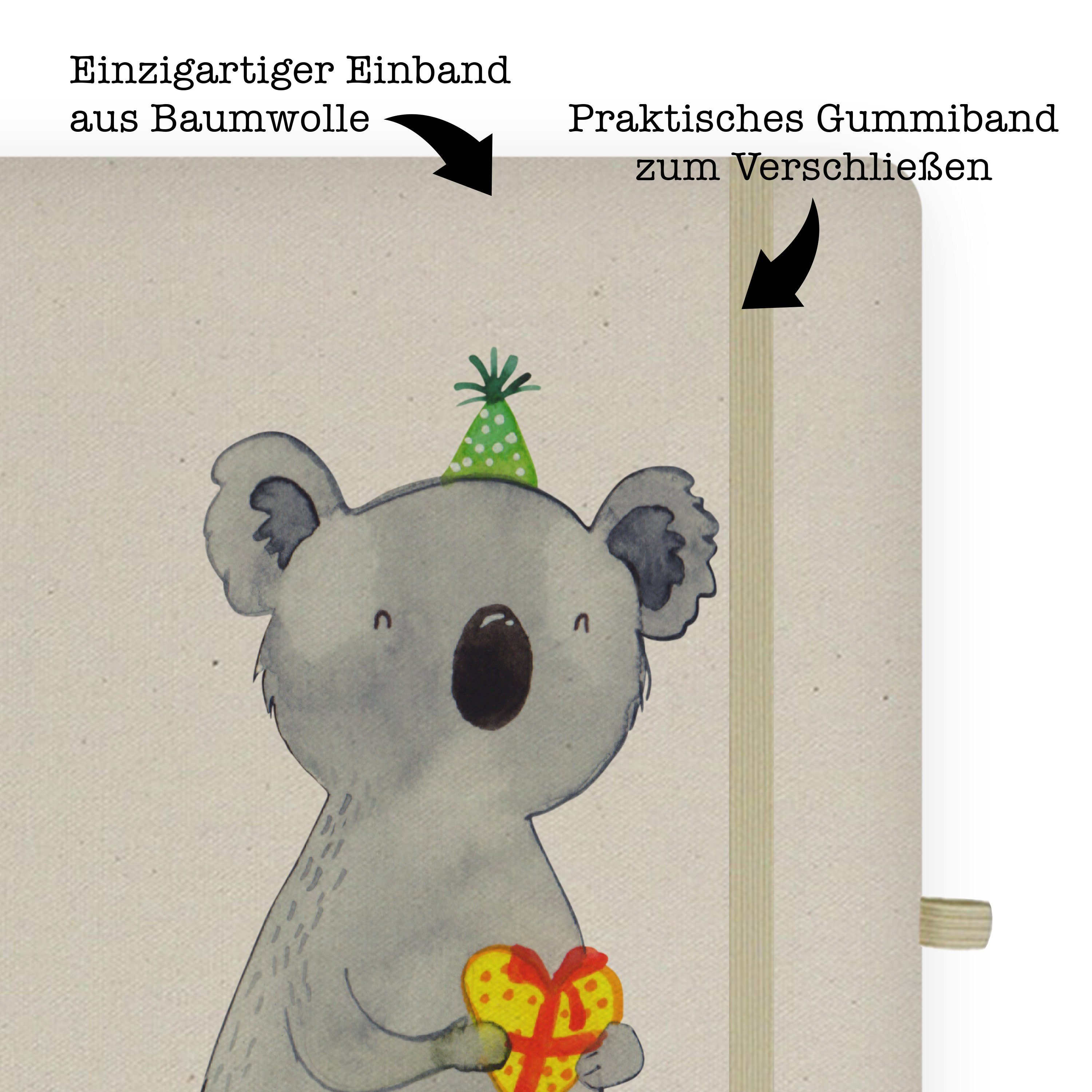 Geschenk Transparent Panda Notizbuch Mrs. Mr. - & Skizzenbuch, Mr. Panda - Notizen, Koalabär, Koala Mrs. & Party,