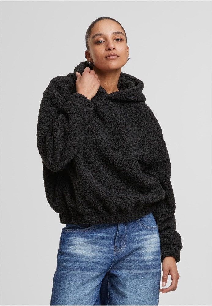 URBAN CLASSICS Hoodie Ladies Oversized Bonded Sherpa Hoody