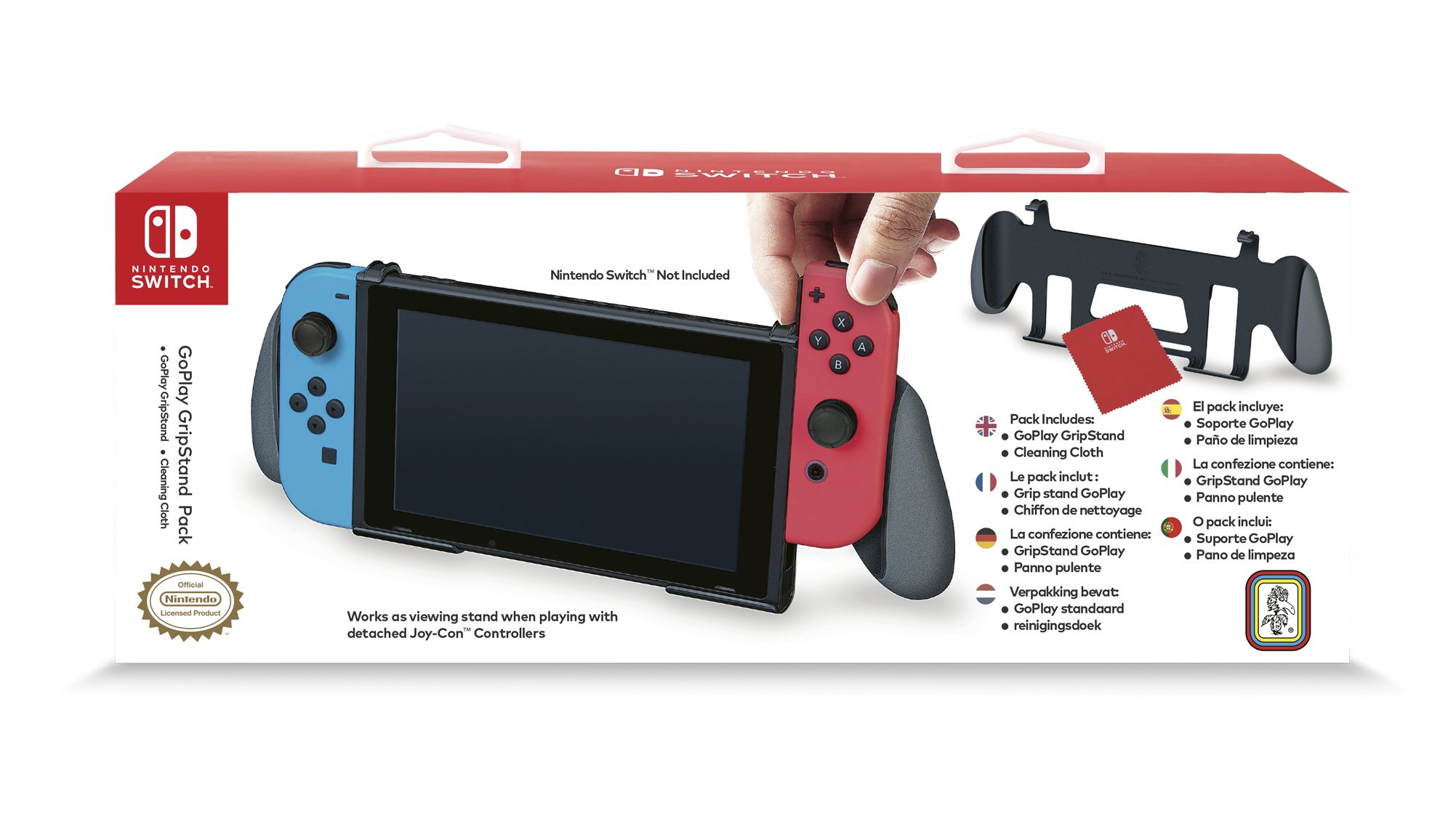 nacon Switch Go Play Grip NNS9 Gaming-Controller