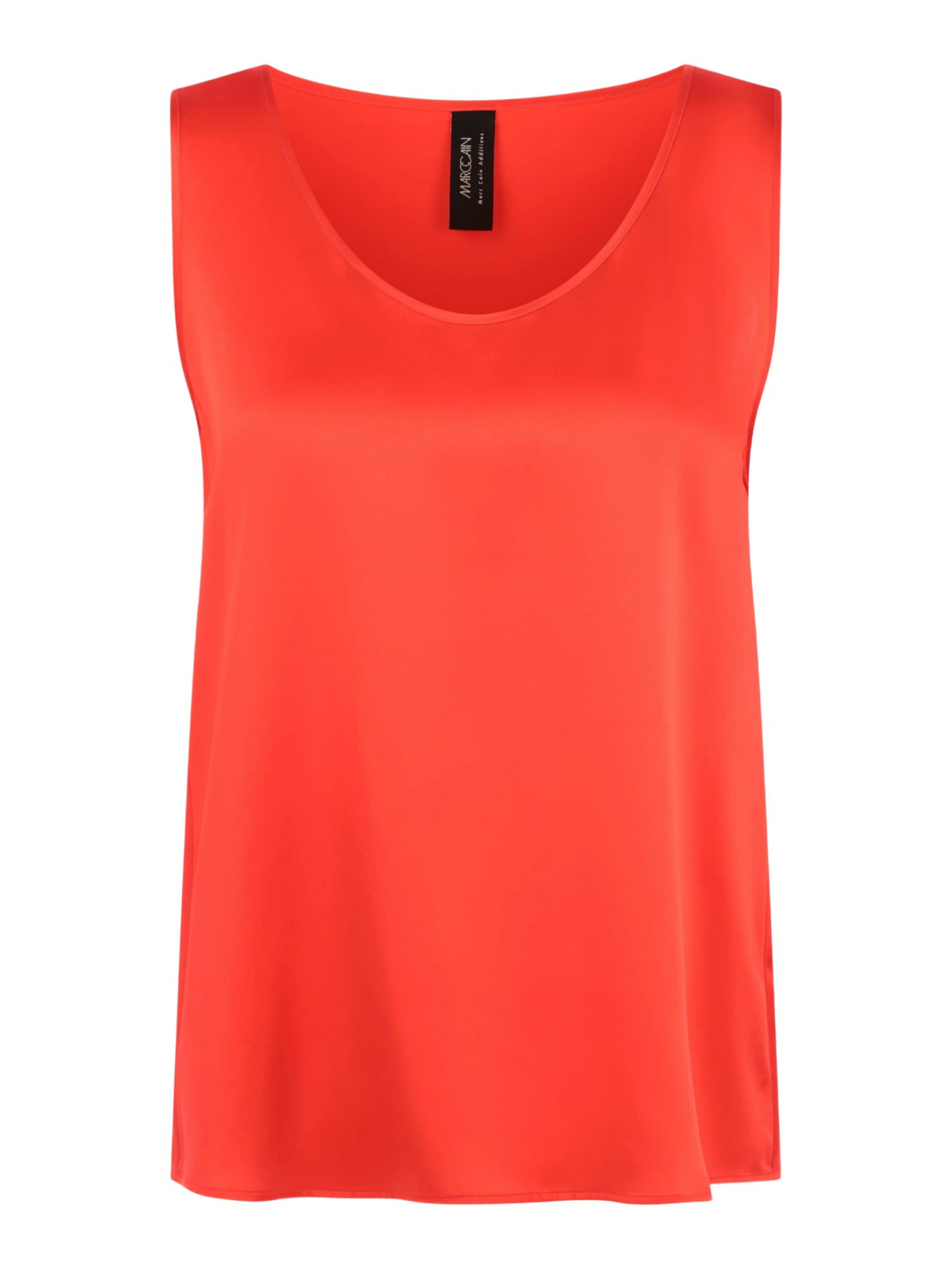 Marc Cain Tanktop AA.1 - S - Seasonal Colours I rot,Casual,Seide,Unifarben,Rundhals,Ärmellos,Regular Fit