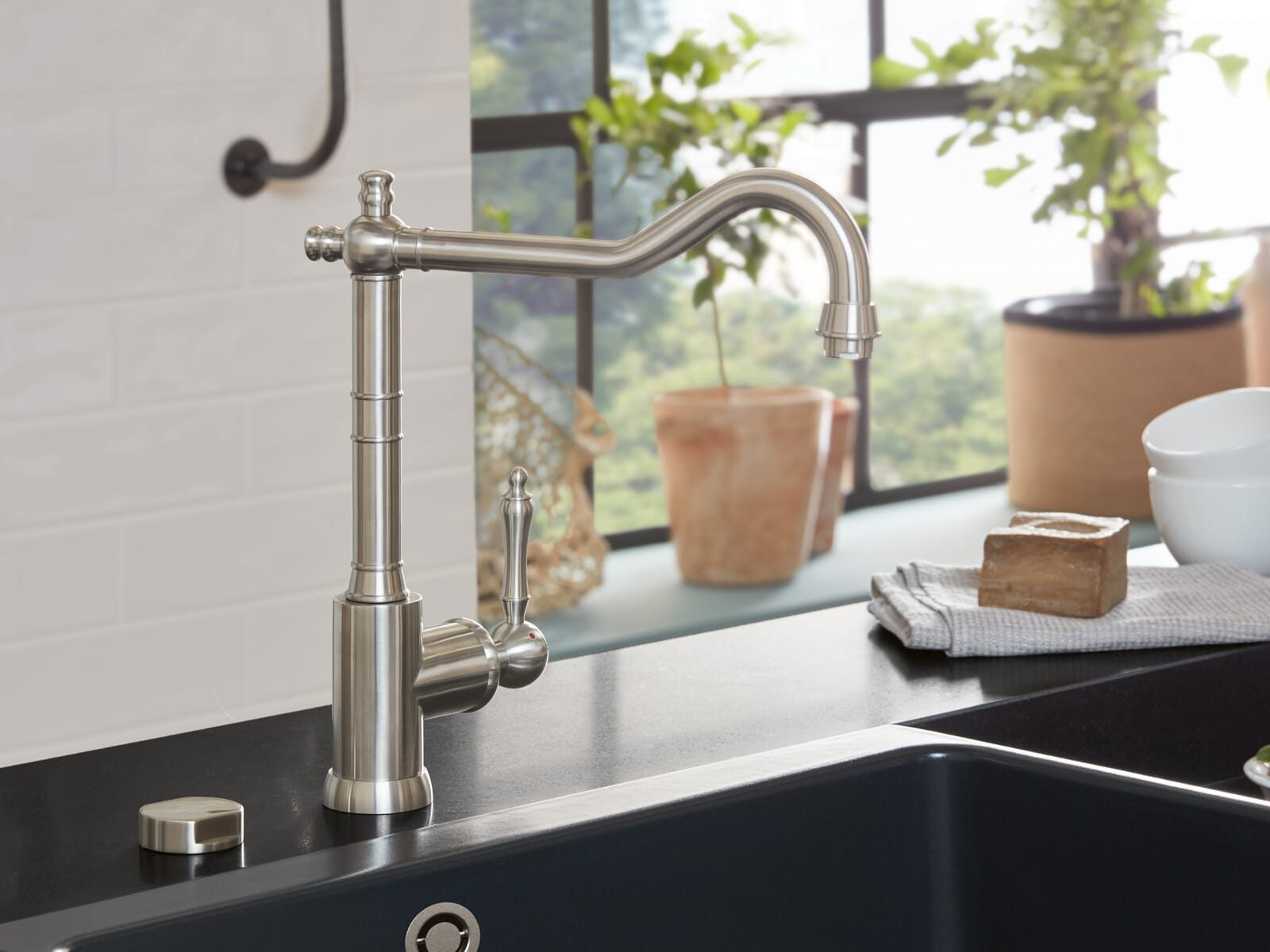 Villeroy & Boch Küchenarmatur (1-St) 9240 00 LC, keramische Dichtungen