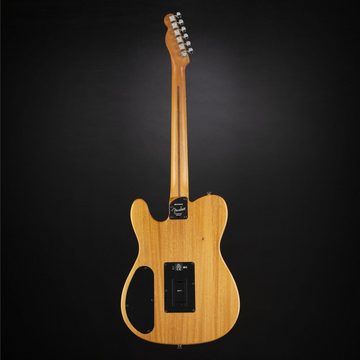 Fender Westerngitarre, Westerngitarren, Andere Bauformen, Acoustasonic Player Telecaster Brushed Black - Westerngitarre