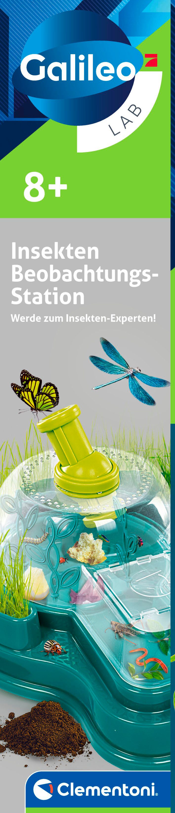 Clementoni® Experimentierkasten Galileo Lab, Insekten Beobachtungs-Station