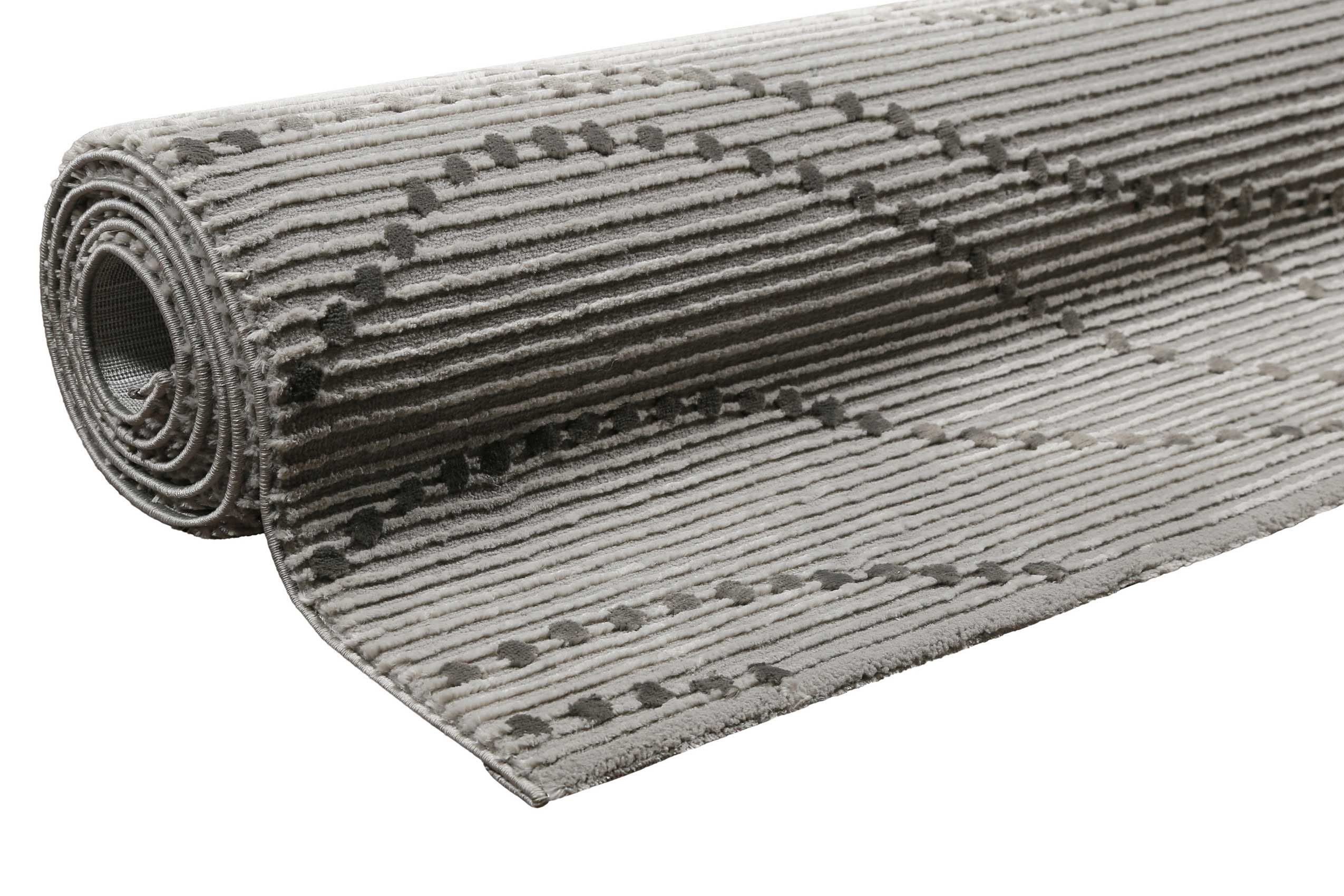 Esprit Teppich Selena, rechteckig, Höhe: 12 mm, Kurzflorteppich, gewebt, Punkte, modern, abstrakt, trendig, wellig