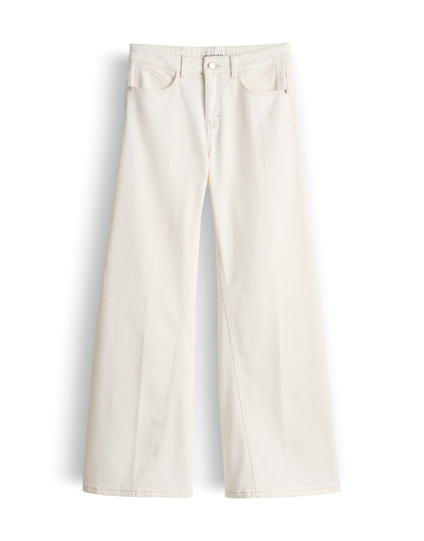 OPUS PANTS Palazzohose Melly gloom aus Denim mit formstabilem Griff Swingpockets und Twistnaht setzen moderne Akzente