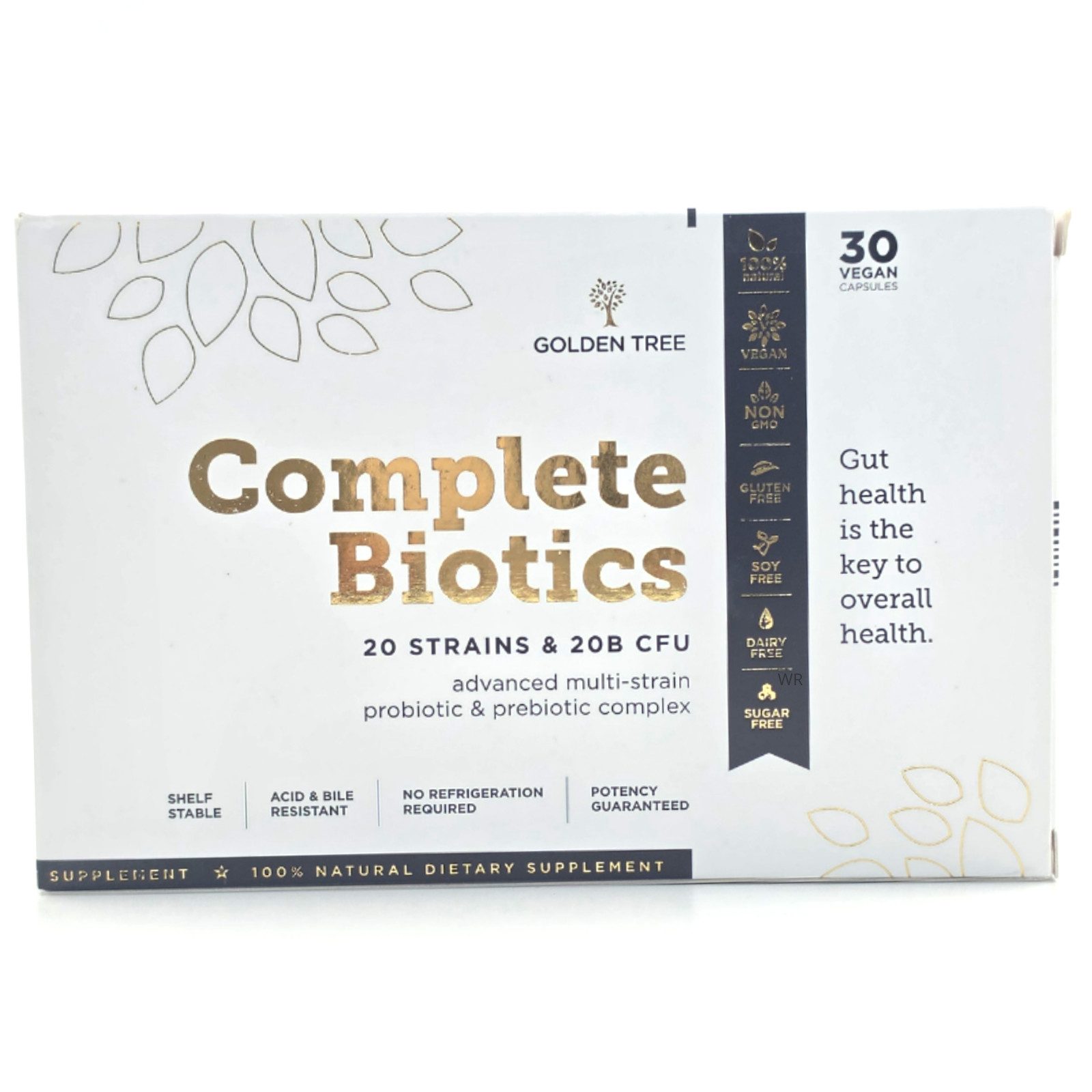 Complete Biotics Complete Biotics Kapsel, 11,6 g, Vegan – 100% natürlich – Glutenfrei – Laktosefrei – Zuckerfrei