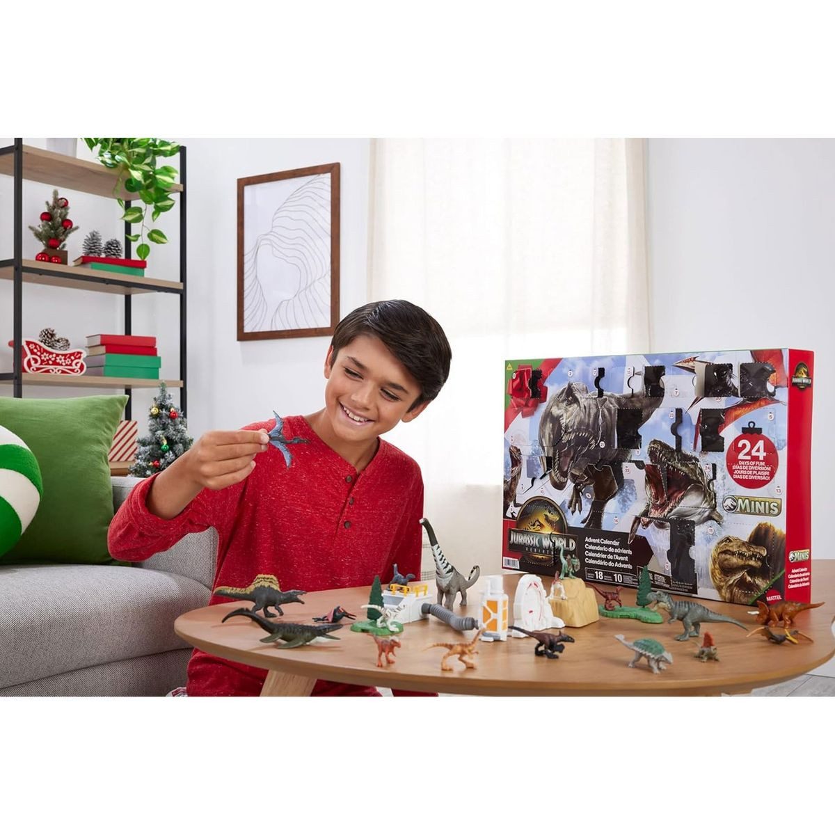 Mattel® Spielwelt Mattel JGB67 - Jurassic World - Adventskalender - 24 Überraschungen – Bild 2 von 5
