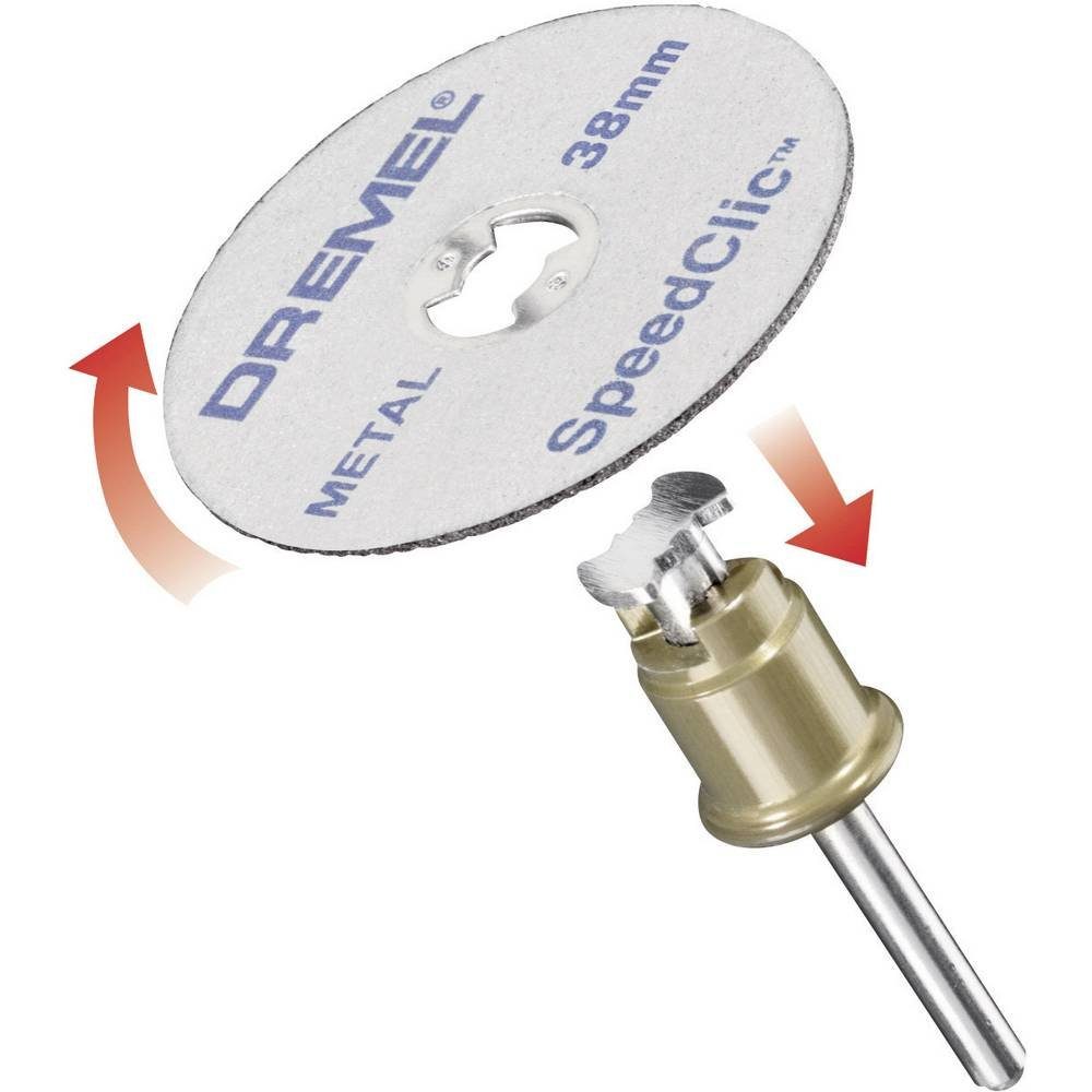 DREMEL Trennscheibe ® Scheiben-Schnellwechsel-System SpeedClic™ Startset 2615S406JC