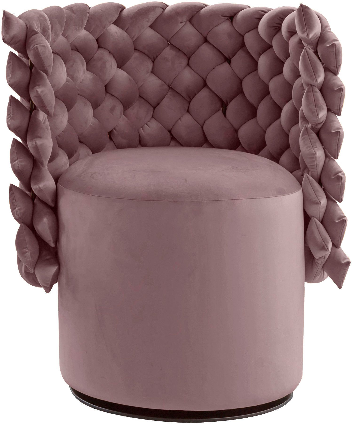 CALIA ITALIA Sessel GIUGGIOLA Extravaganter Designsessel, Drehsessel, wahlweise mit Drehfunktion, ästhetisches Design