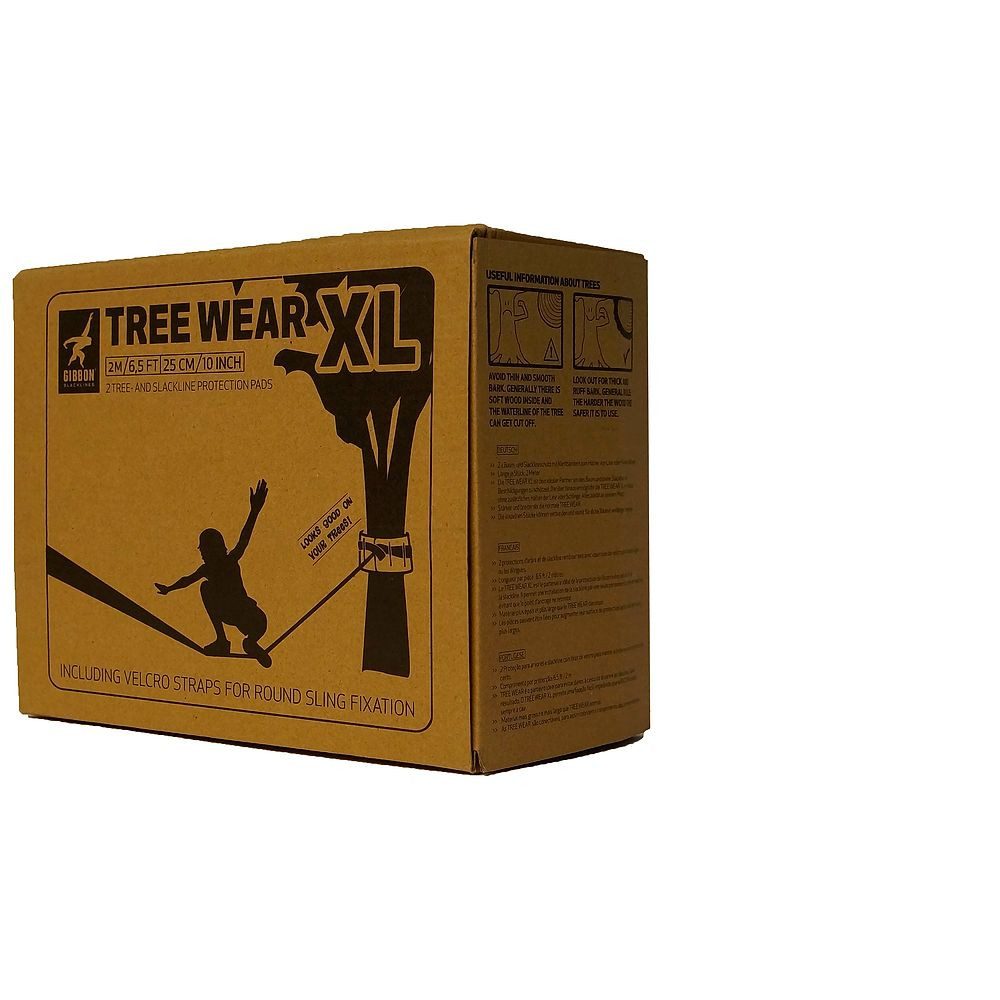 Gibbon Slackline Slackline-Baumschoner für Slackline Treewear XL, Schützt Baum und Slackline wirksam vor Beschädigungen