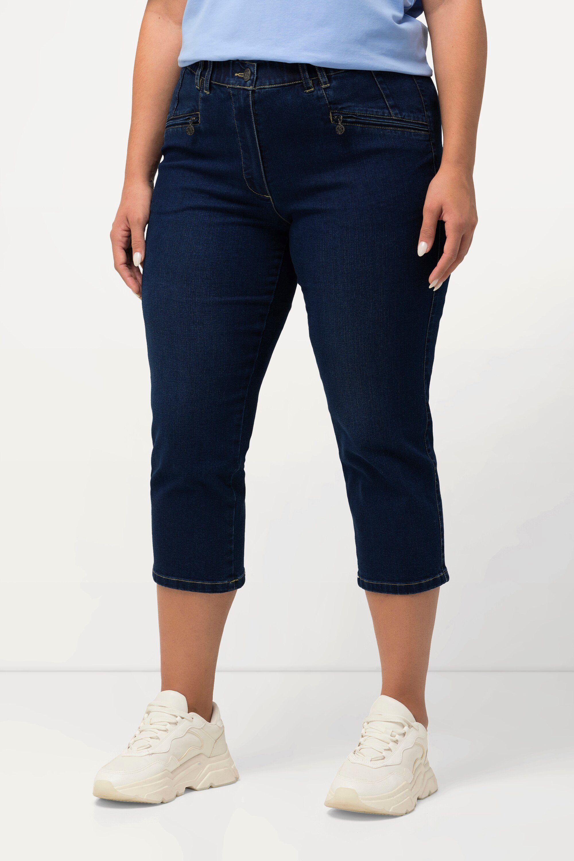 Ulla Popken 7/8-Hose 7/8-Jeans Mony Elastikbund günstig online kaufen