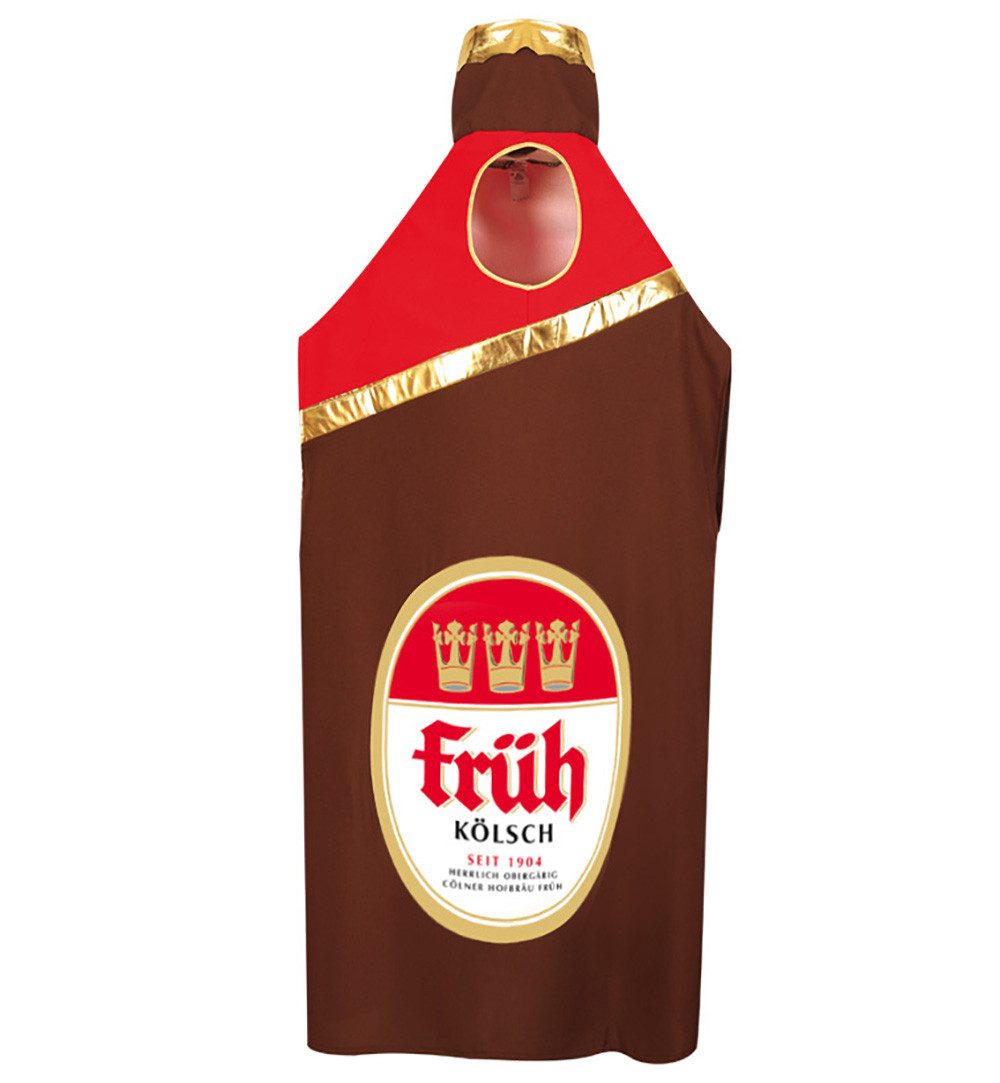 Fries Lebensmittel-Kostüm Bier Flasche Kostüm Früh Kölsch Kölle Alaaf Karneval Universal Passend