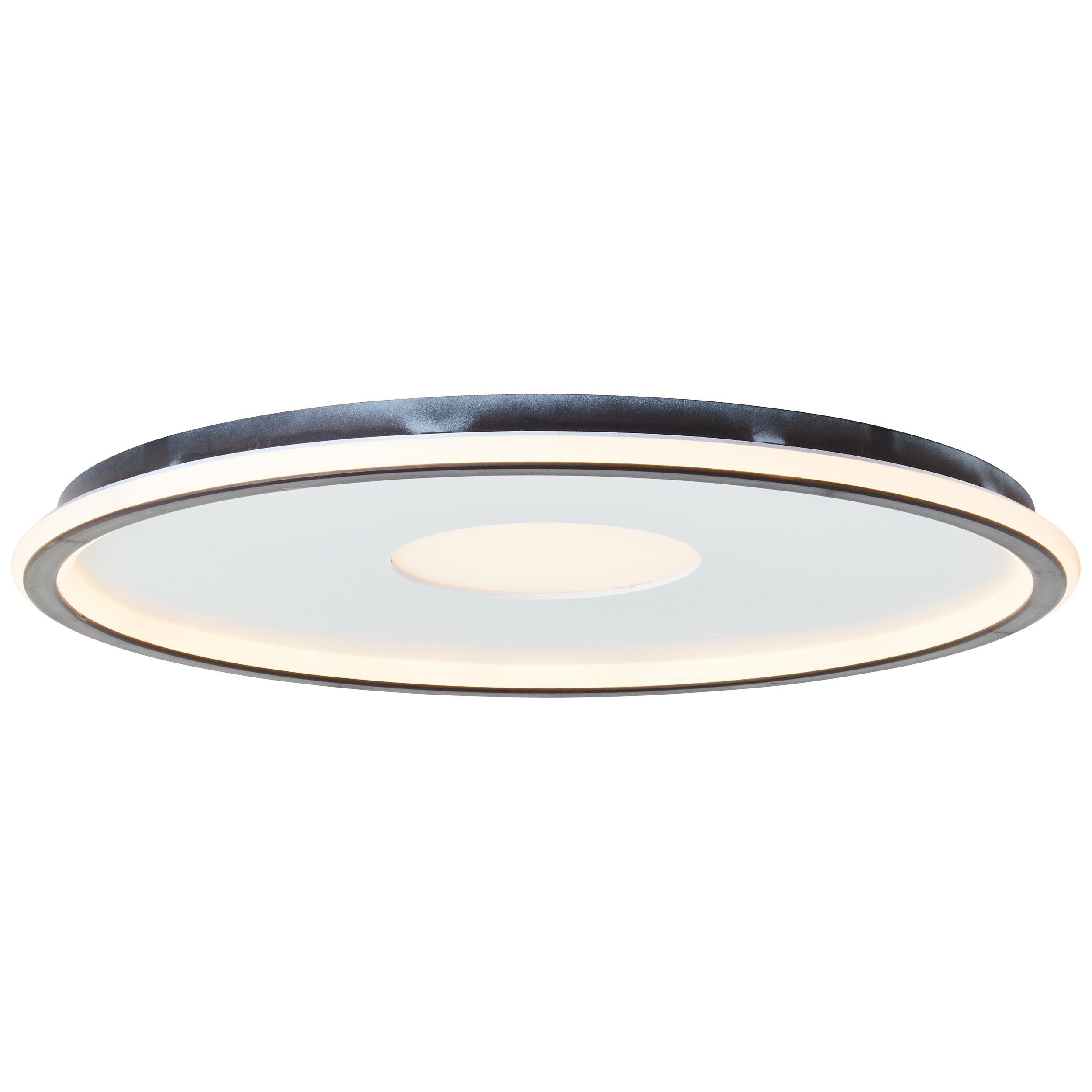 Brilliant Deckenleuchte Vegas, CCT - über Fernbedienung, Dimmfunktion, Nachtlichtfunktion, LED fest integriert, Farbwechsler, sehr helle LED - über Fernbedienung dimmbar - 50cm Ø - 5400 Lumen