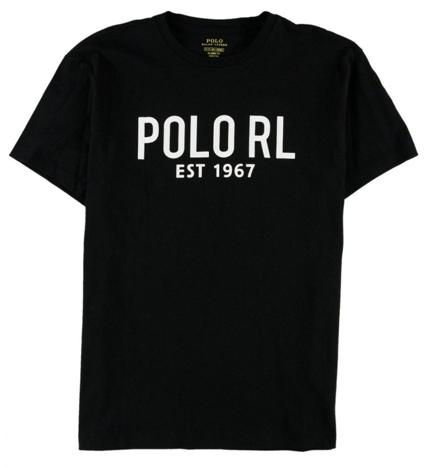 Polo Ralph Lauren Print-Shirt Herren Retro Est 1967 Classic-Fit Logo-Print