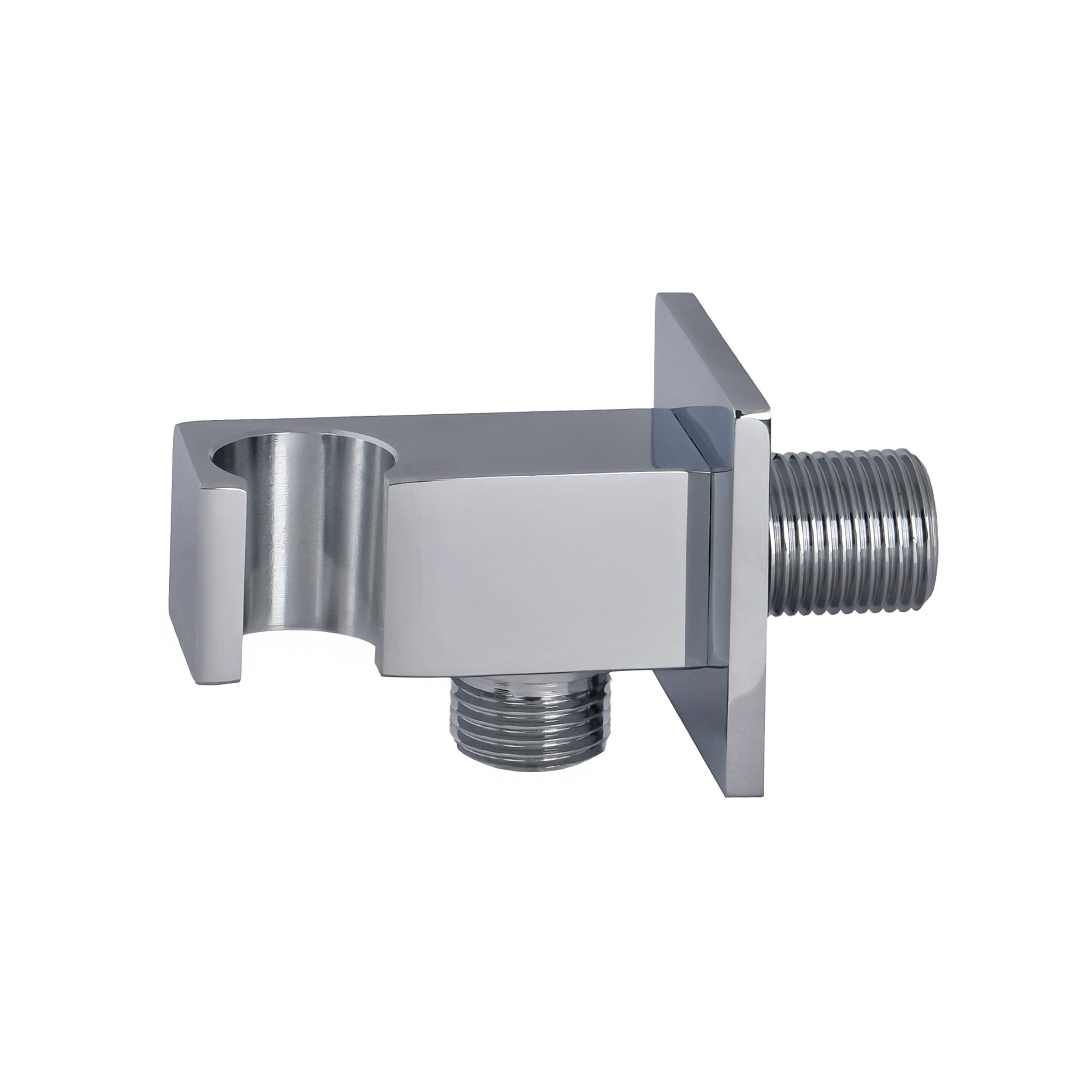 Belvit Duscharmatur Duschset mit Hansgrohe Unterputz-Wannenmischer, Chrom & Matt-Schwarz (Spar-Set, Verschiedene Setgrößen) für Dusche & Wanne, einfache Montage – Bild 5 von 5