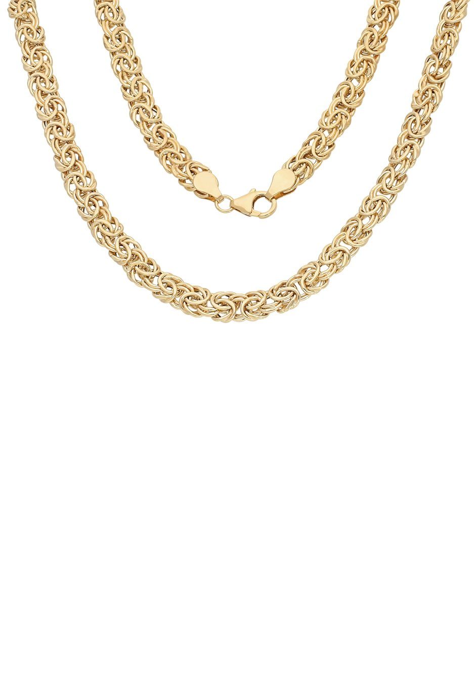 Firetti Königskette Schmuck Geschenk Gold 375 oder 585 Halsschmuck Halskette 7,0 mm breit