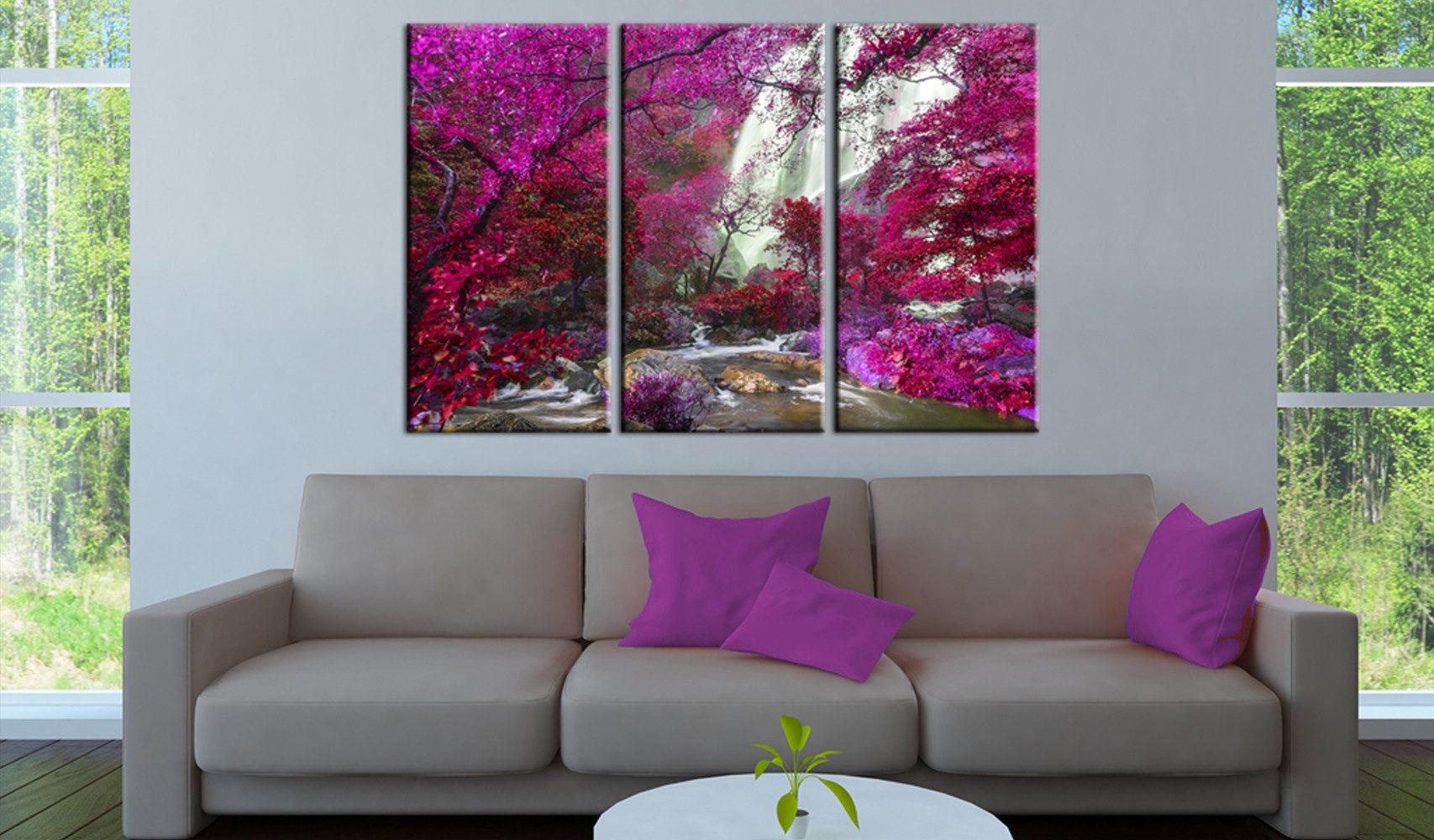 Basera® Wandbild Leinwandbild c-B-0246-b-f