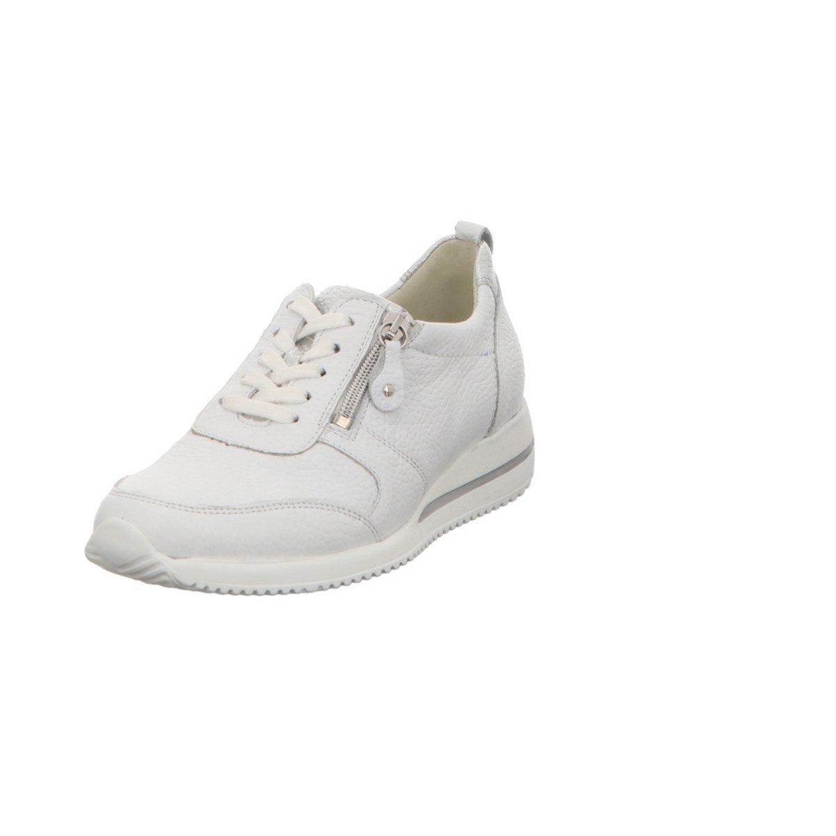 Freizeit Schnürer für Damen in weiß Sneaker