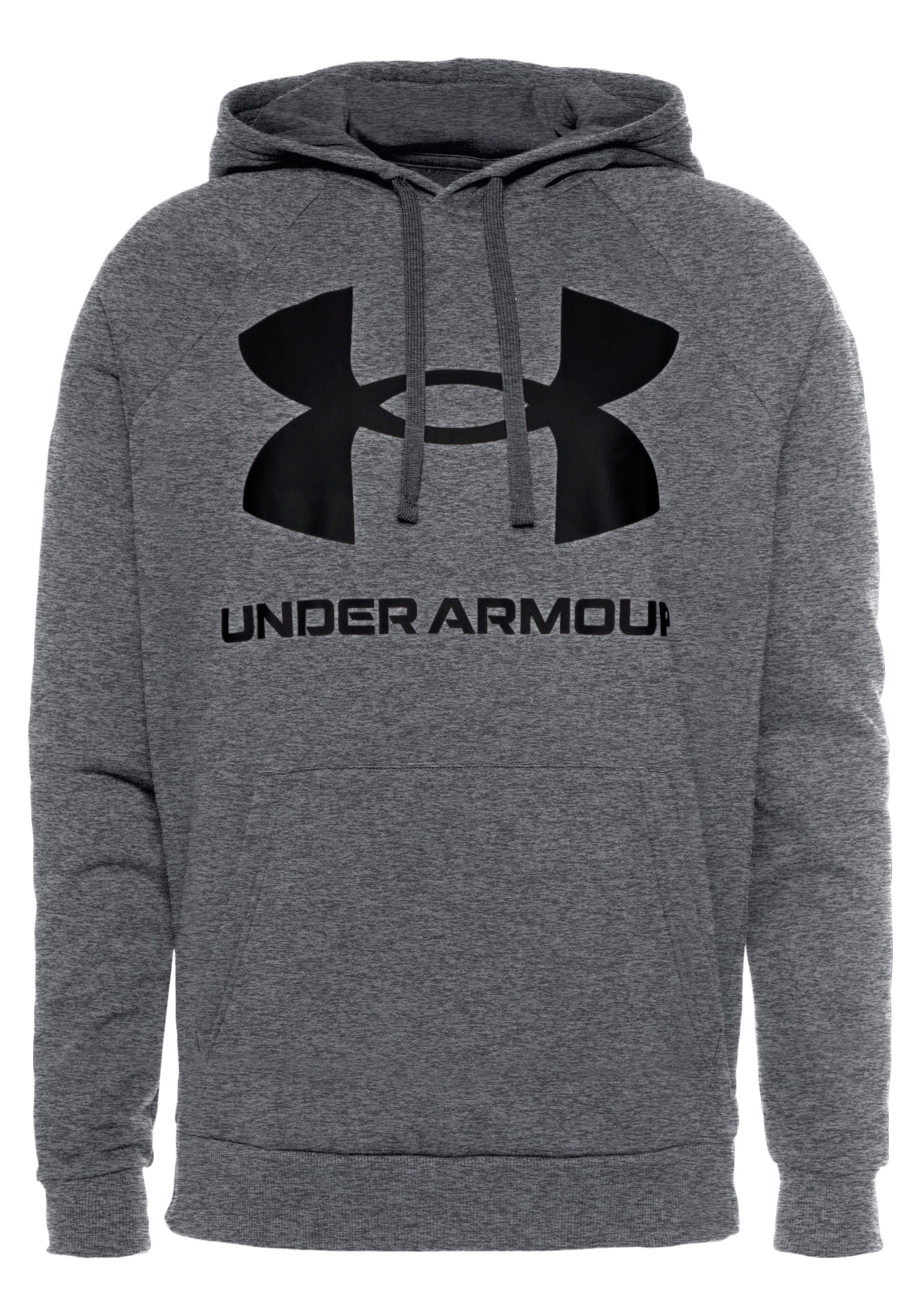 dunkelgrau Armour® FLEECE HD Under RIVAL UA LOGO BIG Kapuzensweatshirt