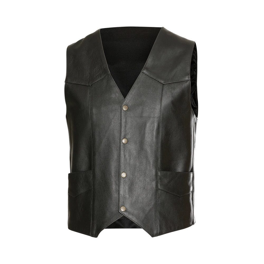 Lederweste Bikerweste W-01