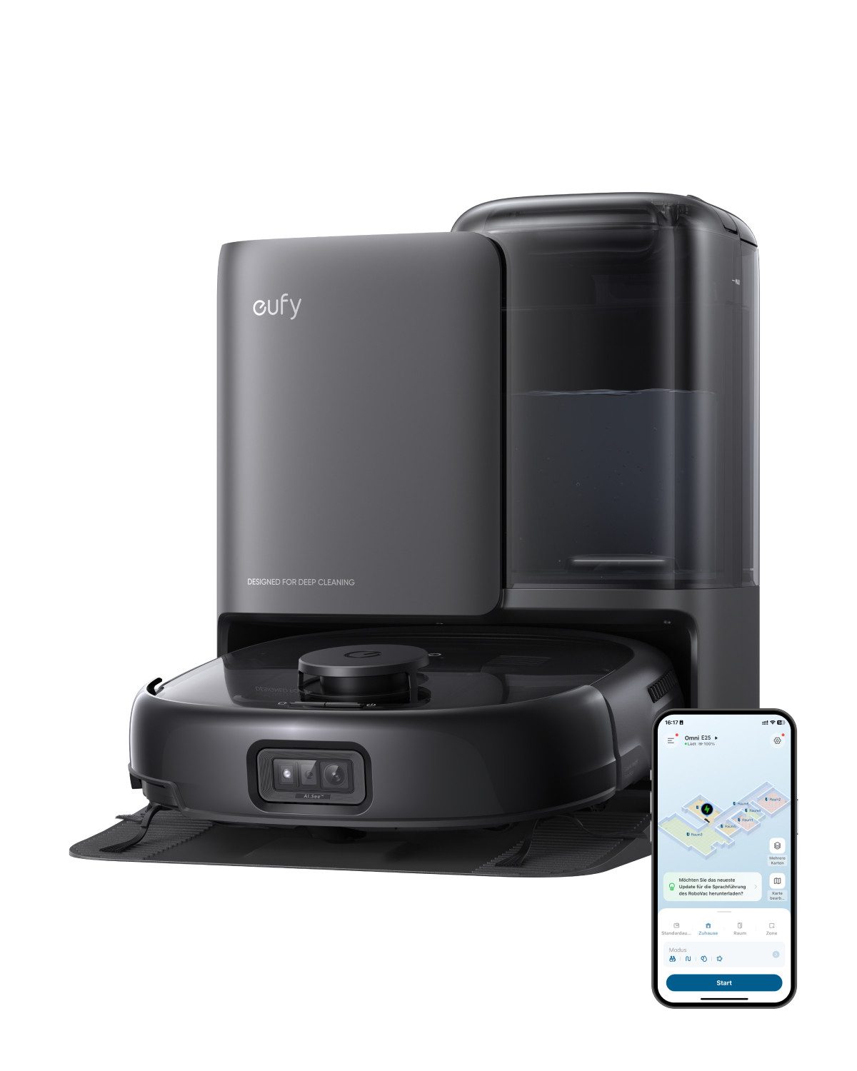Saugroboter eufy Omni E25 HydroJet Saugroboter