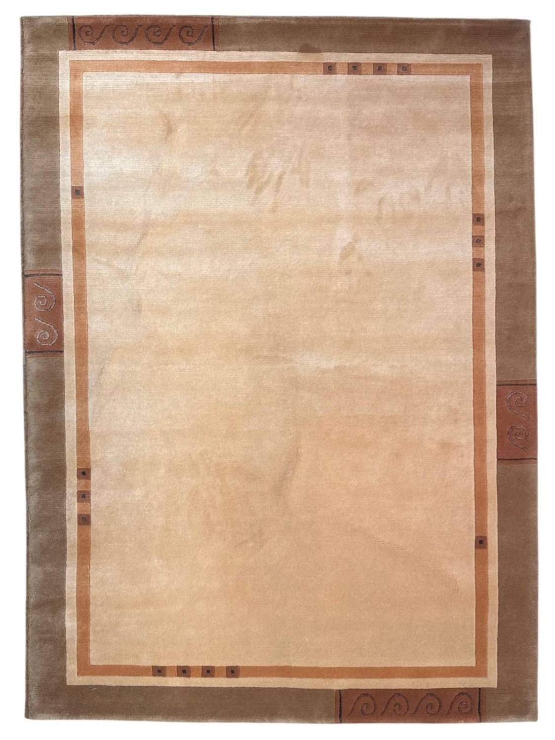 Rug Studios Teppich VENUS NEPAL - HANDGEKNÜPFT MODERN, Rechteckig, Höhe: 20 mm, Handgeknüpft, 170 x 240 cm, Sand