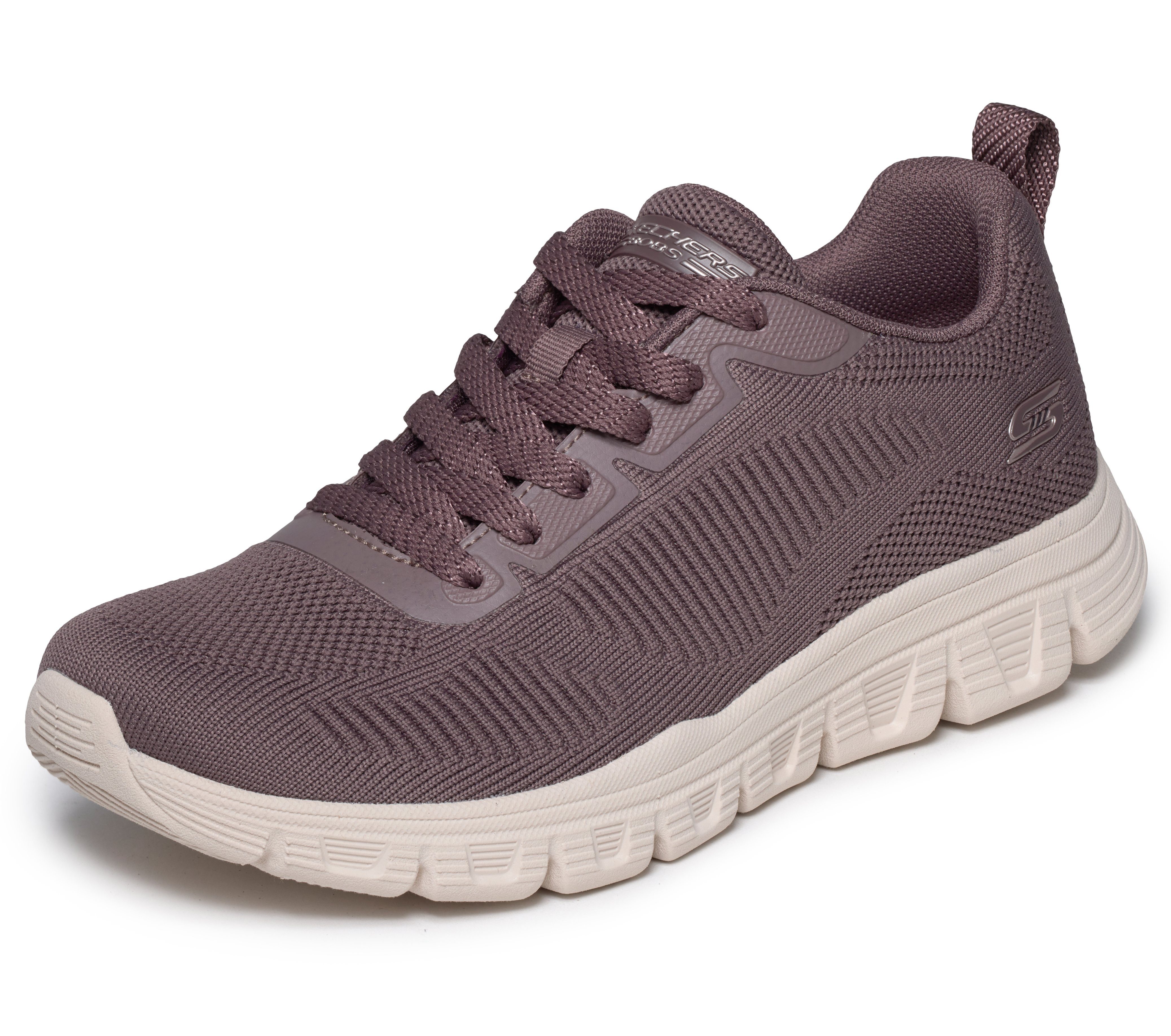 Skechers BOBS B LITE Sneaker Schnürschuh, Halbschuh, Freizeitsneaker mit Memory Foam
