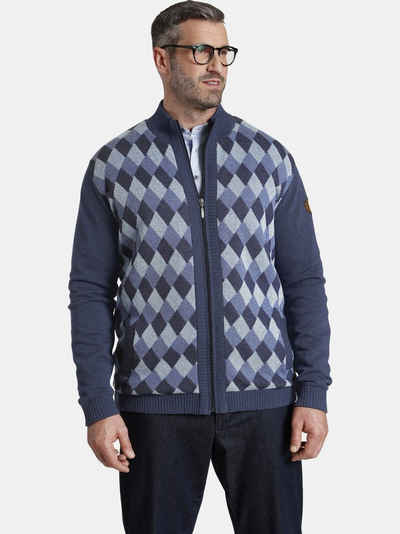 Charles Colby Strickjacke DUKE PHIL mit gestepptem Futter