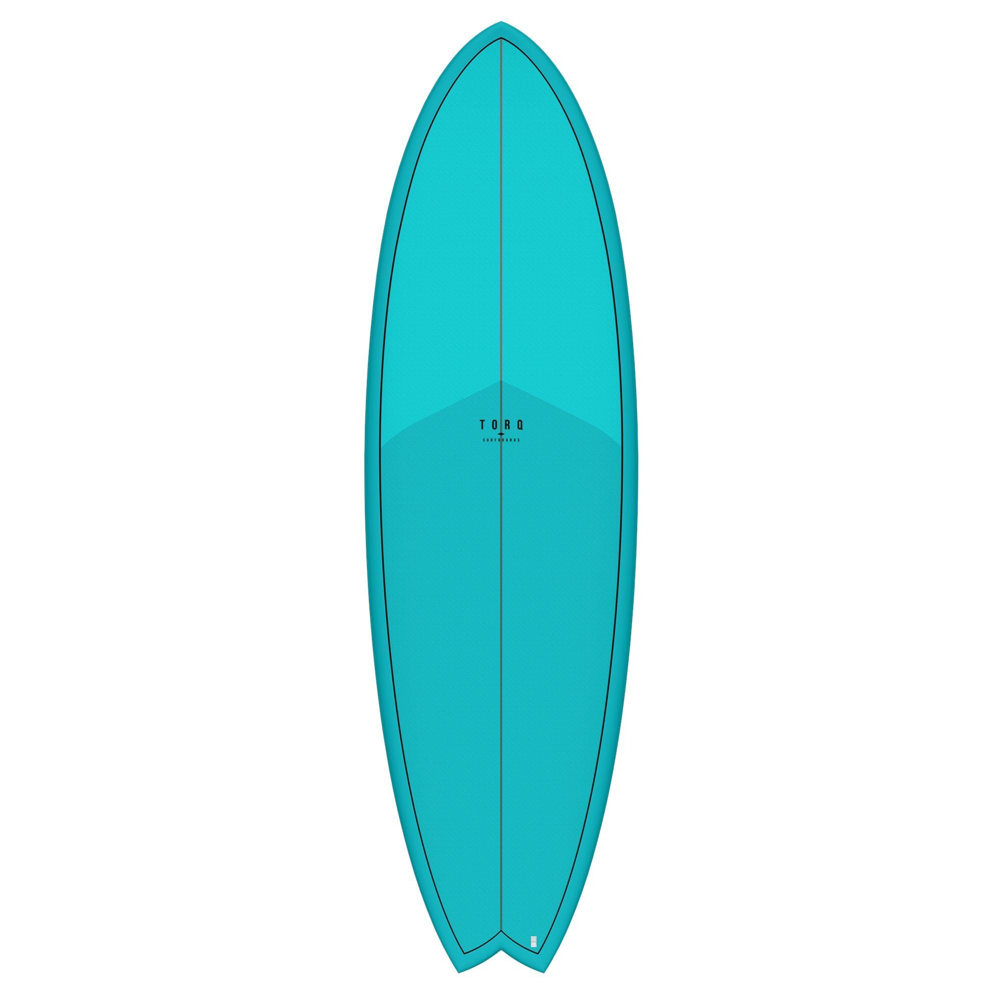 TORQ Wellenreiter Surfboard TORQ Epoxy TET 5.11 MOD Fish ClassicColo, Fish, (Board)