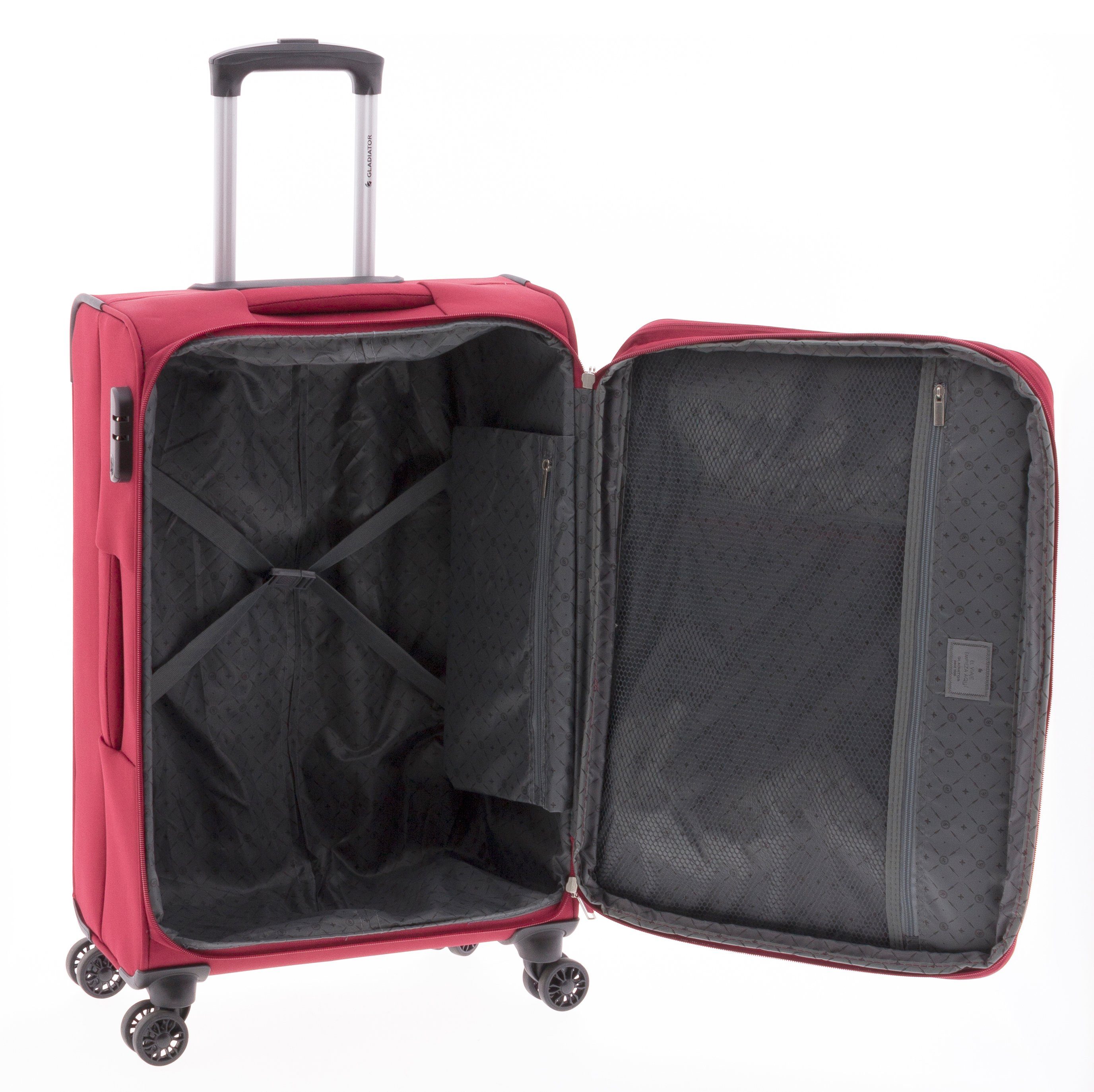 GLADIATOR Weichgepäck-Trolley XXL-80 cm 4 Rollen günstig online kaufen