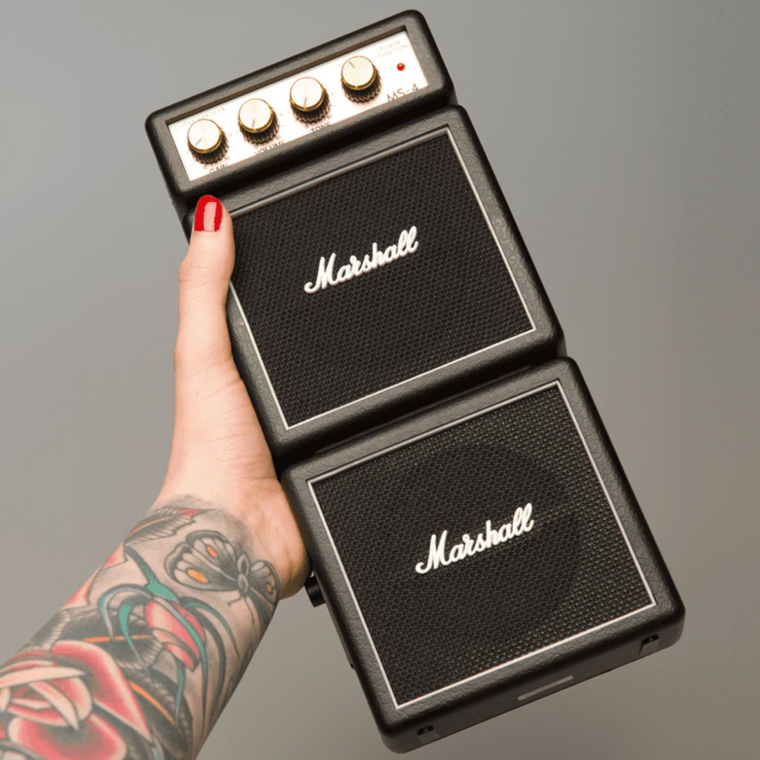 Marshall Marshall MS4 Micro Amp Stack Verstärker mit Kabel Verstärker (Mit Klinkenkabel)