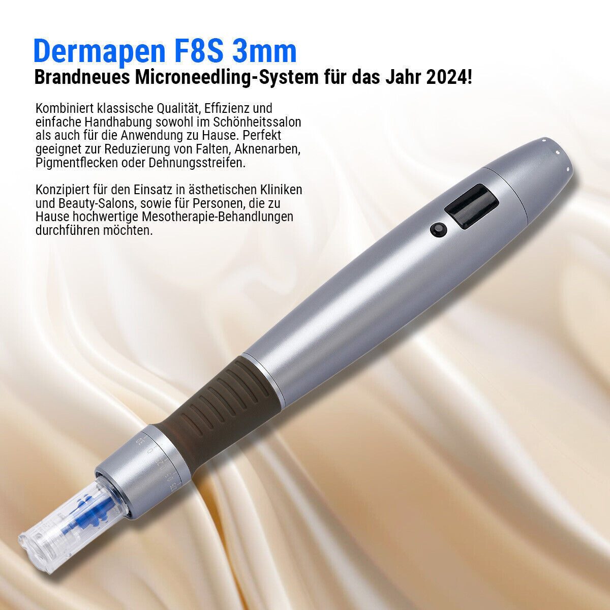P-Beauty Cosmetic Accessories Dermaroller Derma Pen Microneedling Gerät Nadeln Nadelpatronen F8S