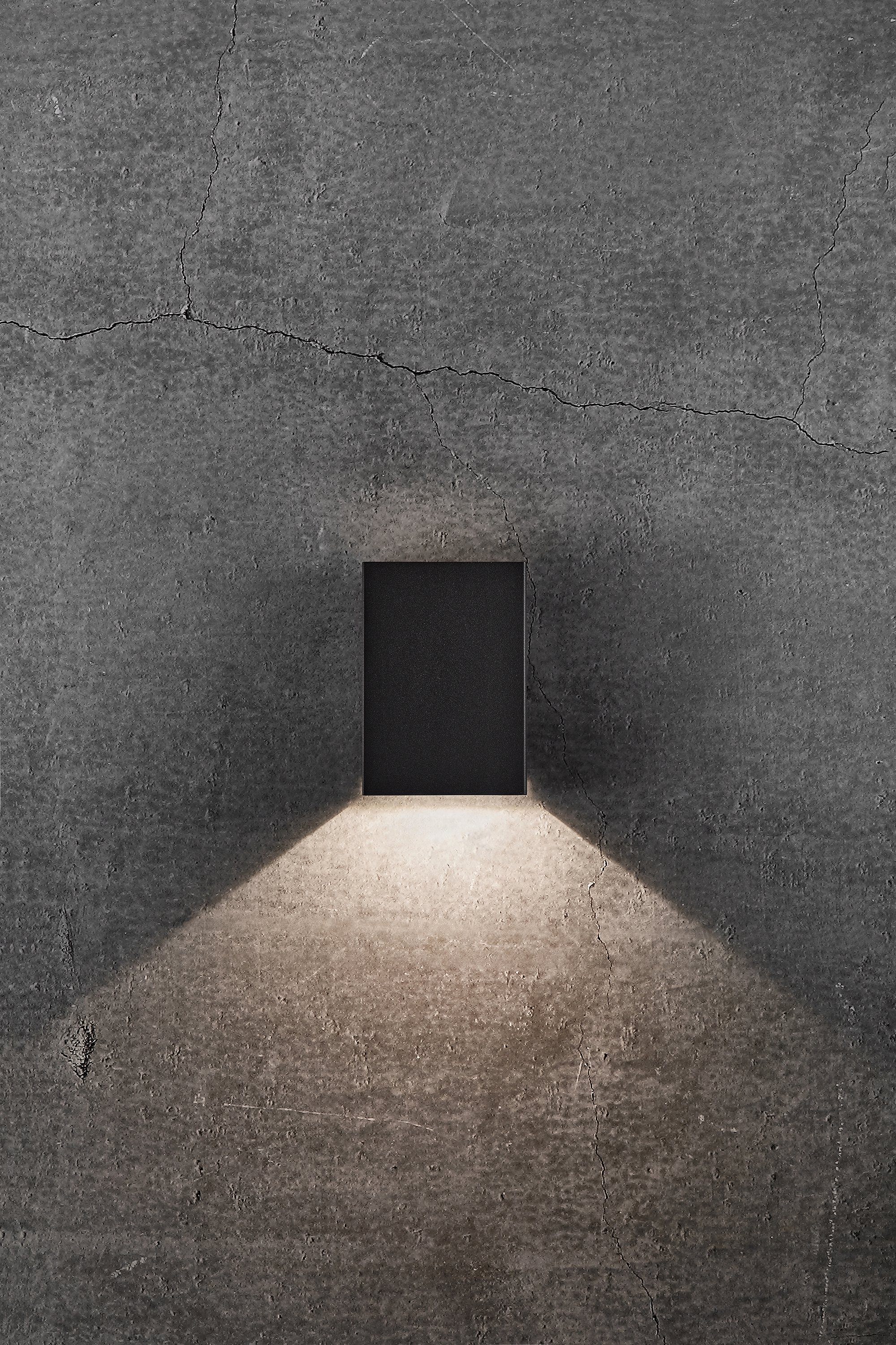 Nordlux LED Wandleuchte FOLD, LED fest integriert, Warmweiß, Magnetische Halterung, inkl. LED Modul, inkl. 3 Lichtschablonen