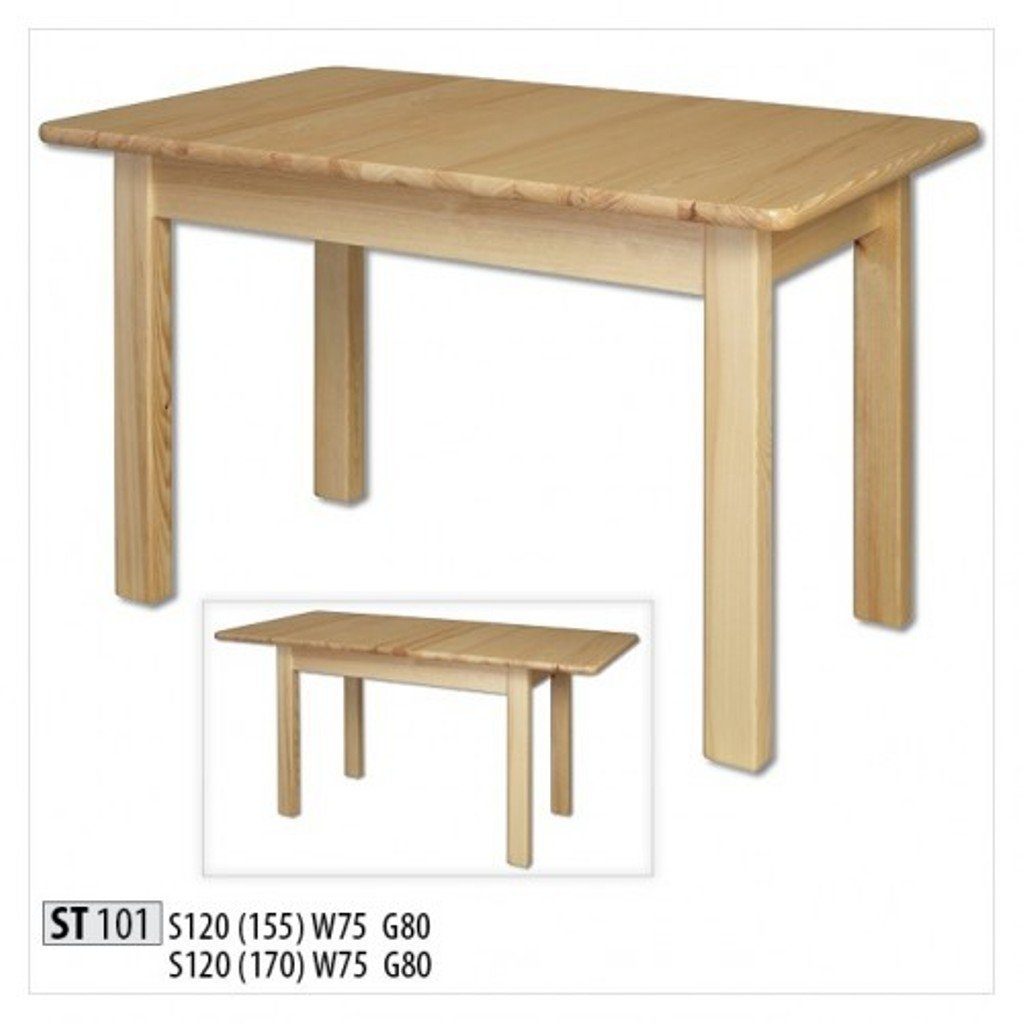 Zimmer JVmoebel Tische Esstisch, Esstisch Holz Tisch Ess 120/170x80cm Wohn